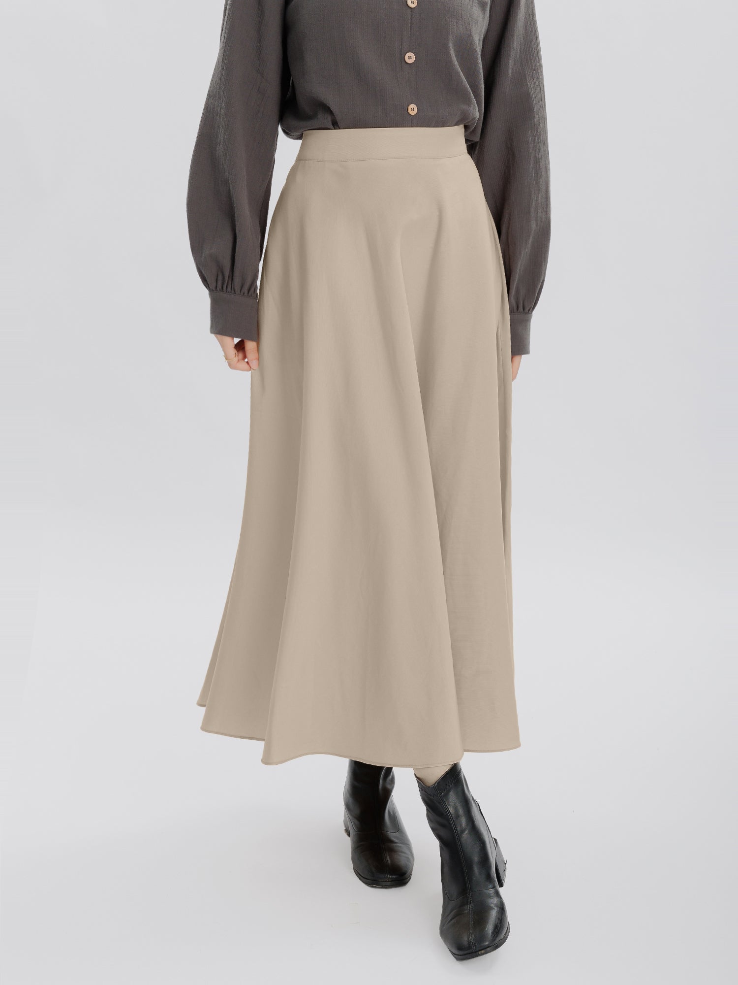 Bambi Flared Mid-length Skirt