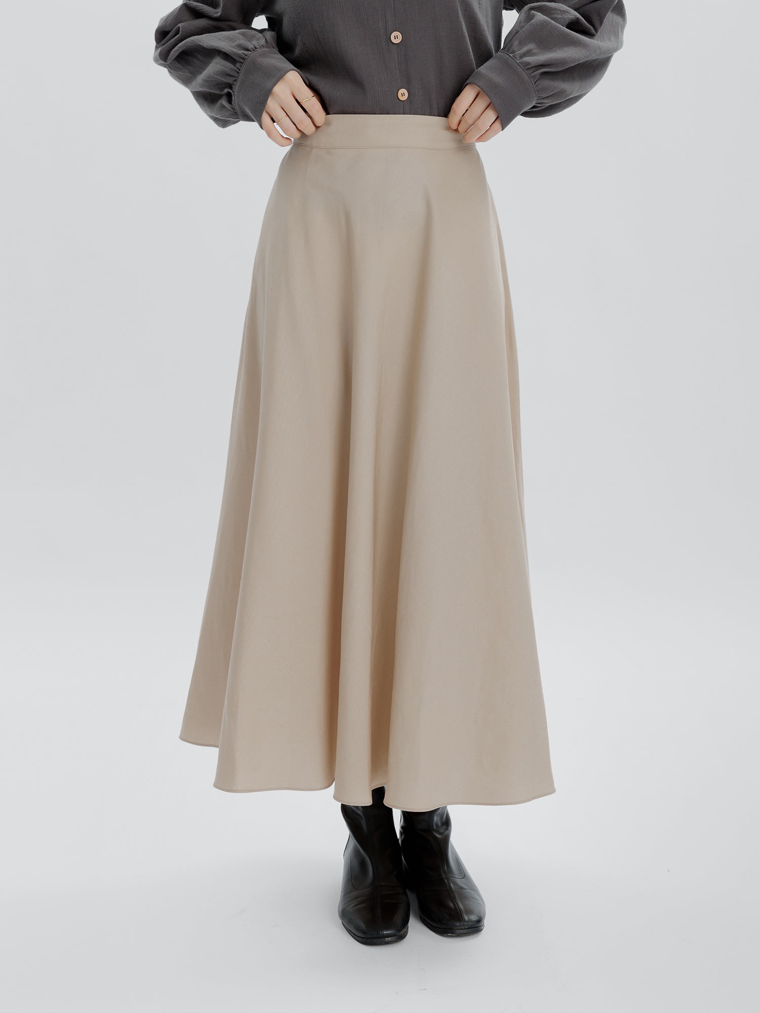 Bambi Flared Mid-length Skirt