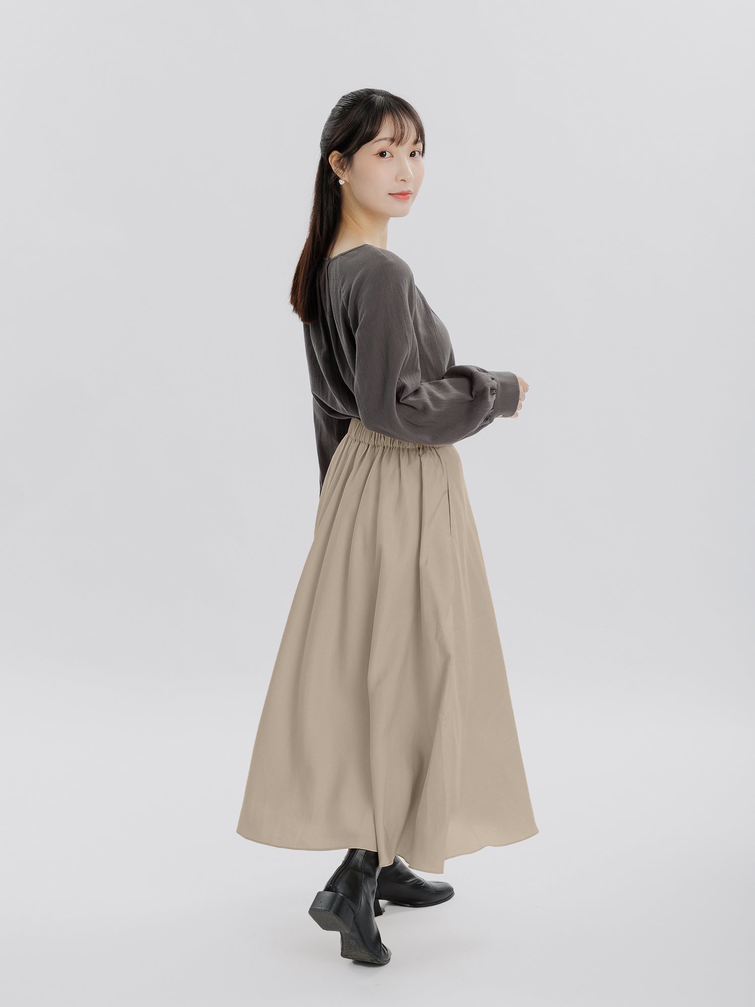 Bambi Flared Mid-length Skirt