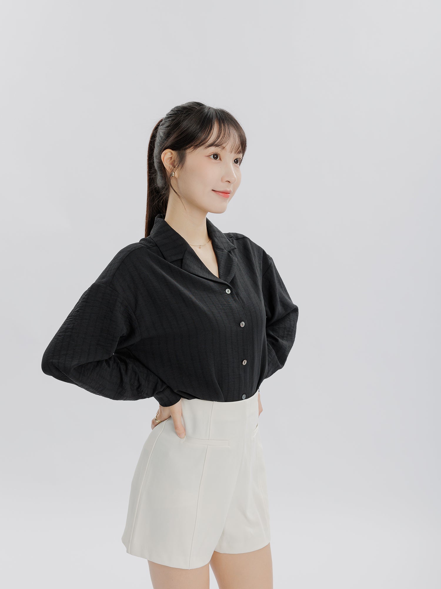 Dreamy Open Collar Shirt