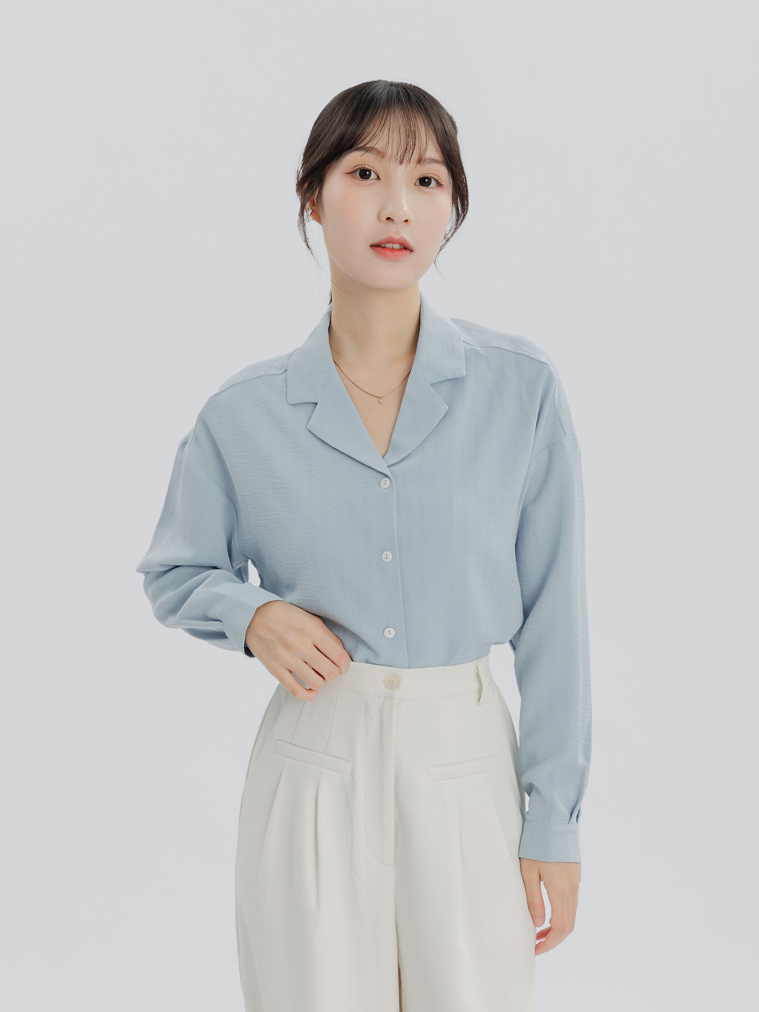 Dreamy Open Collar Shirt