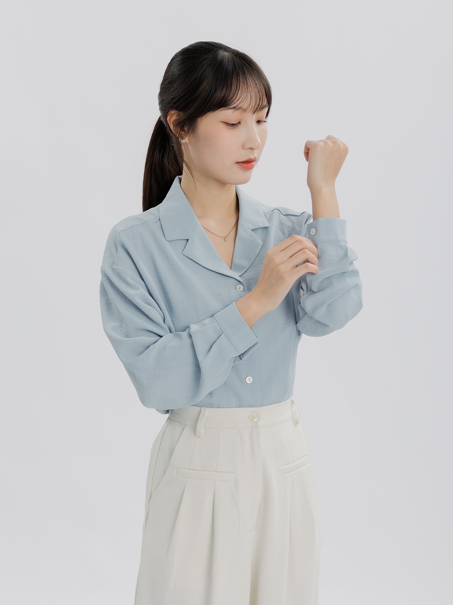 Dreamy Open Collar Shirt