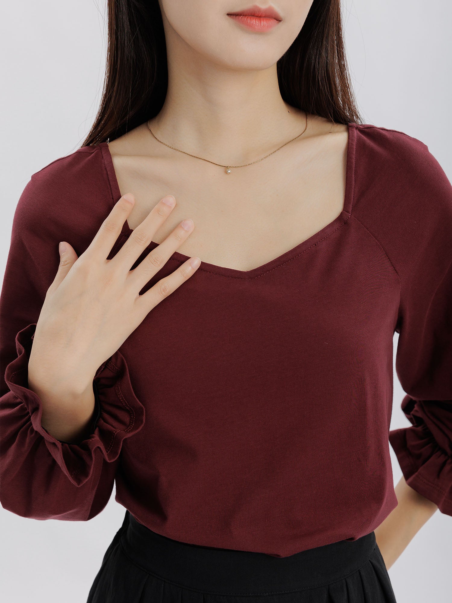 Jael Sweetheart Neck Top