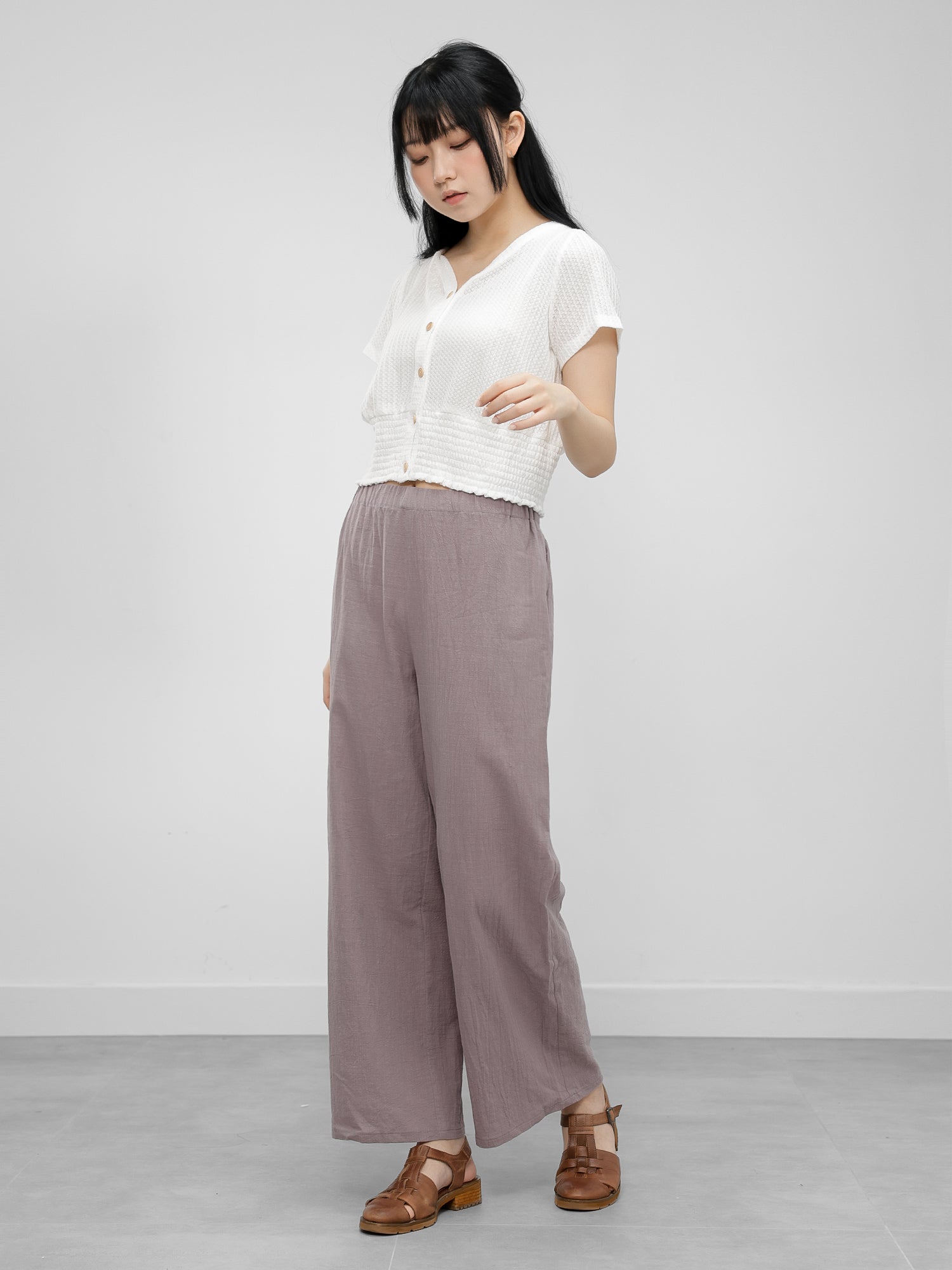 Claudia Linen Two-piece Set