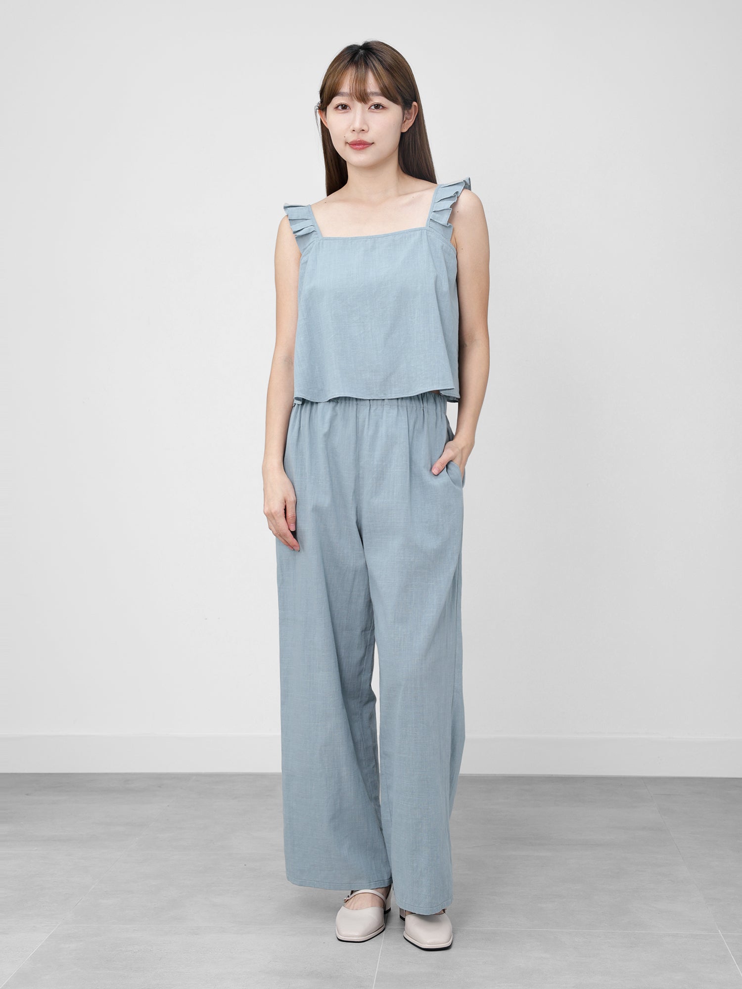 Claudia Linen Two-piece Set