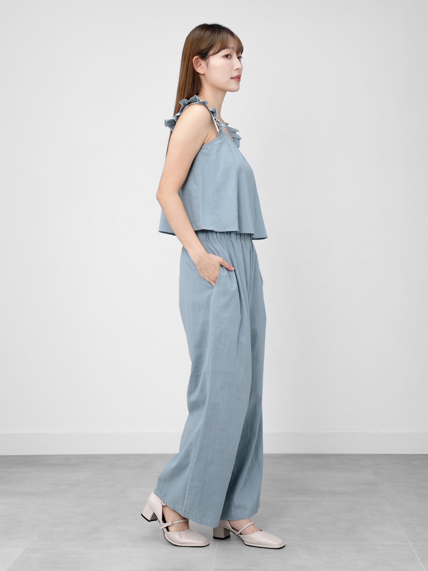 Claudia Linen Two-piece Set