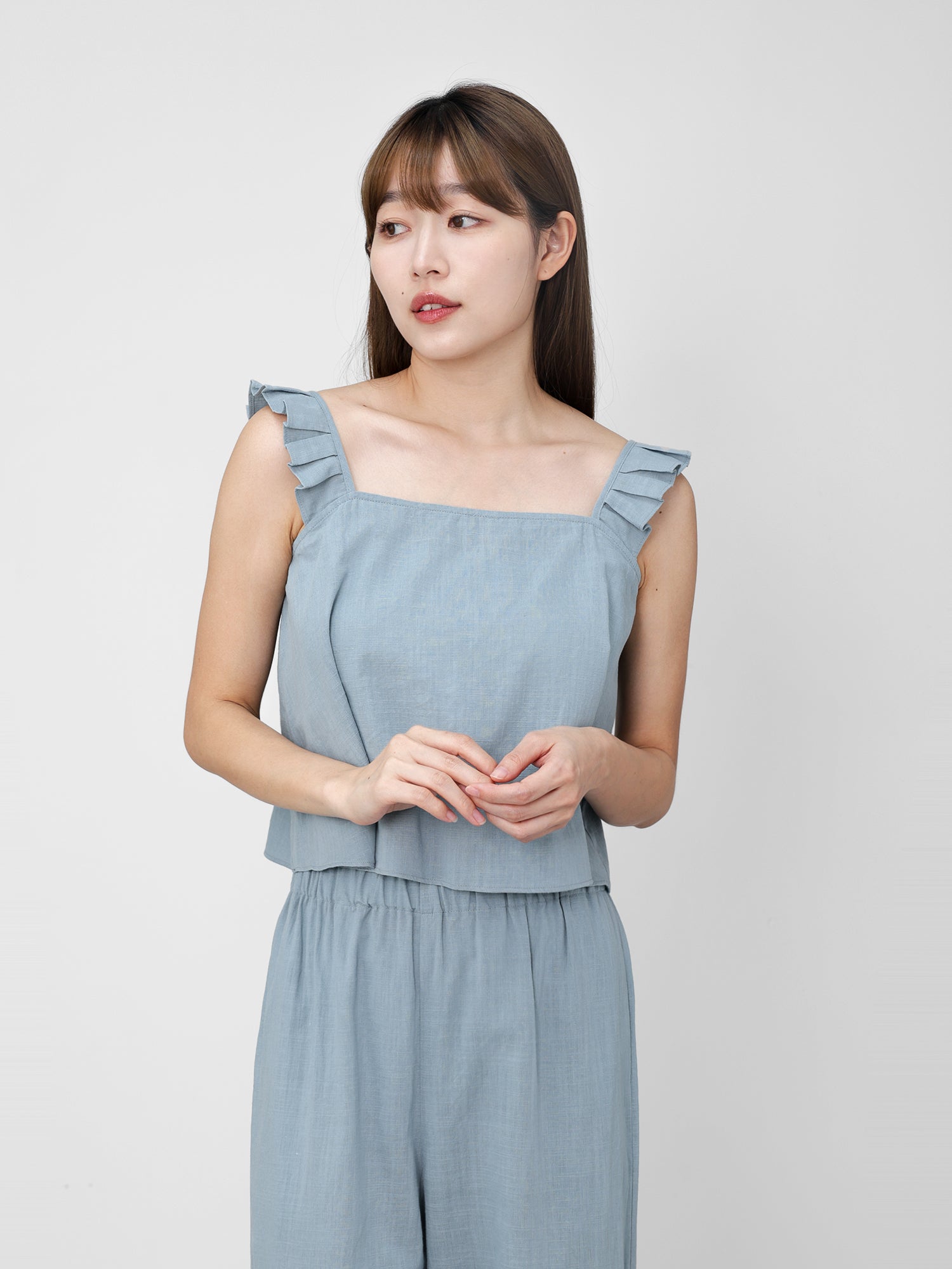 Claudia Linen Two-piece Set