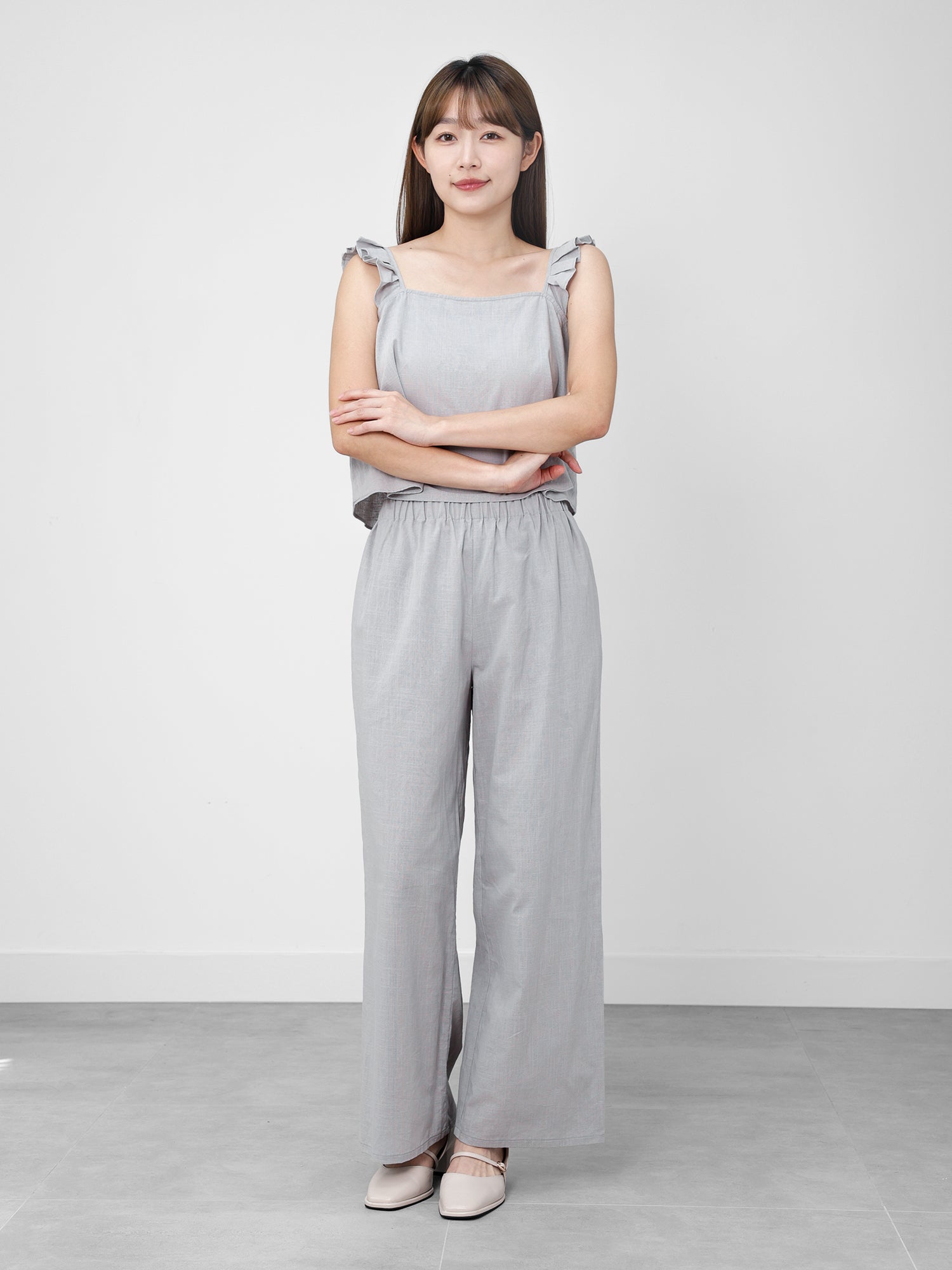 Claudia Linen Two-piece Set