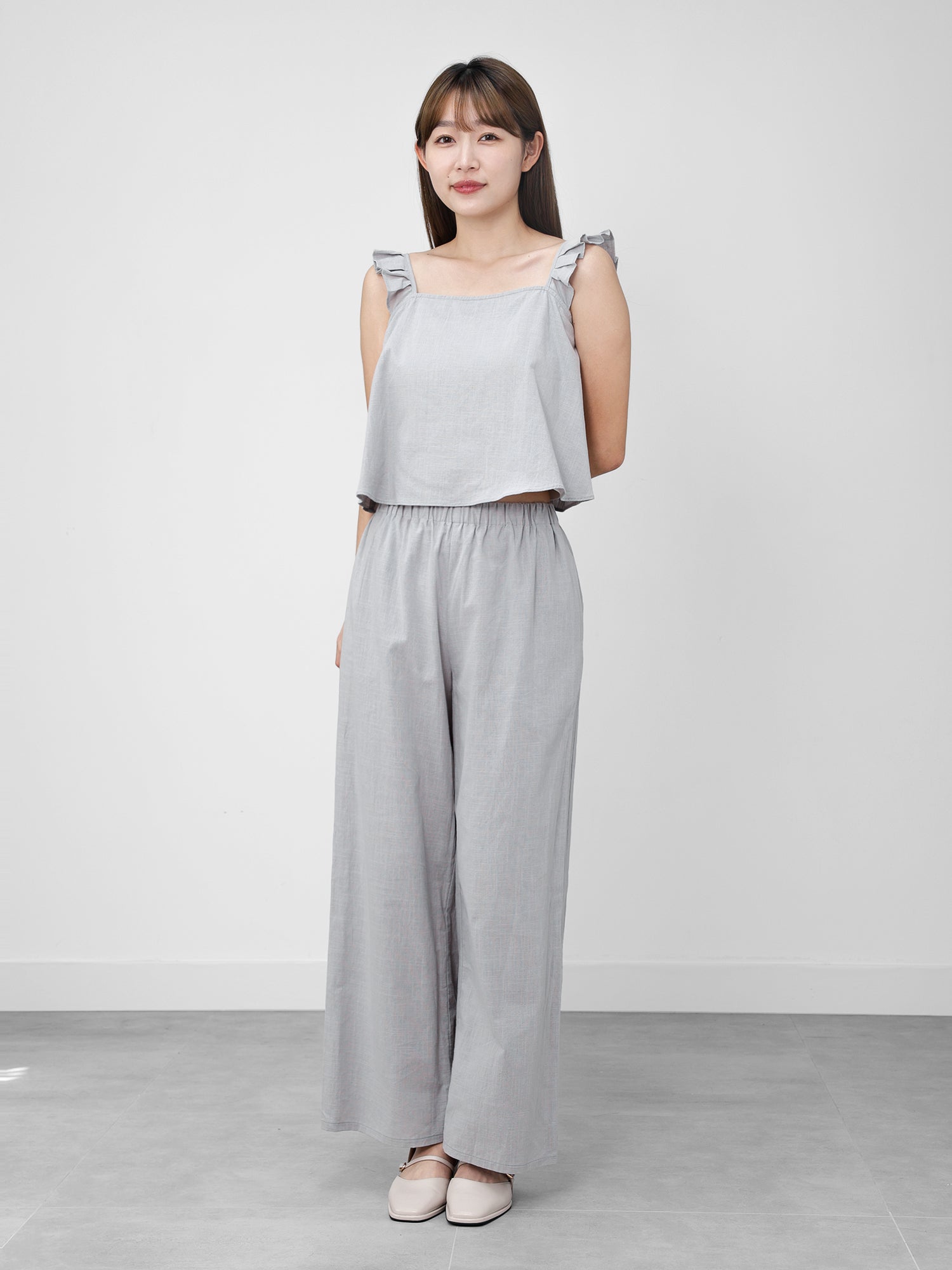 Claudia Linen Two-piece Set