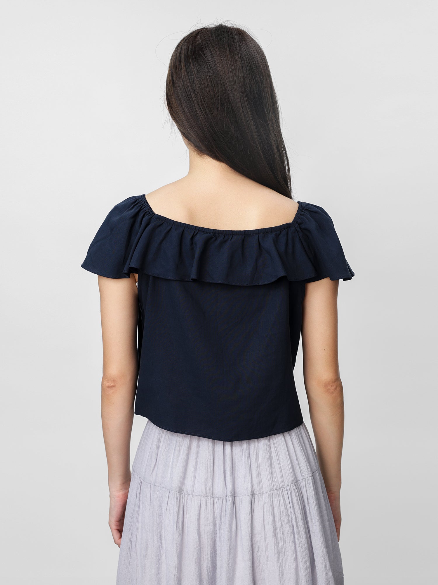 Elowen Frill Neck Top