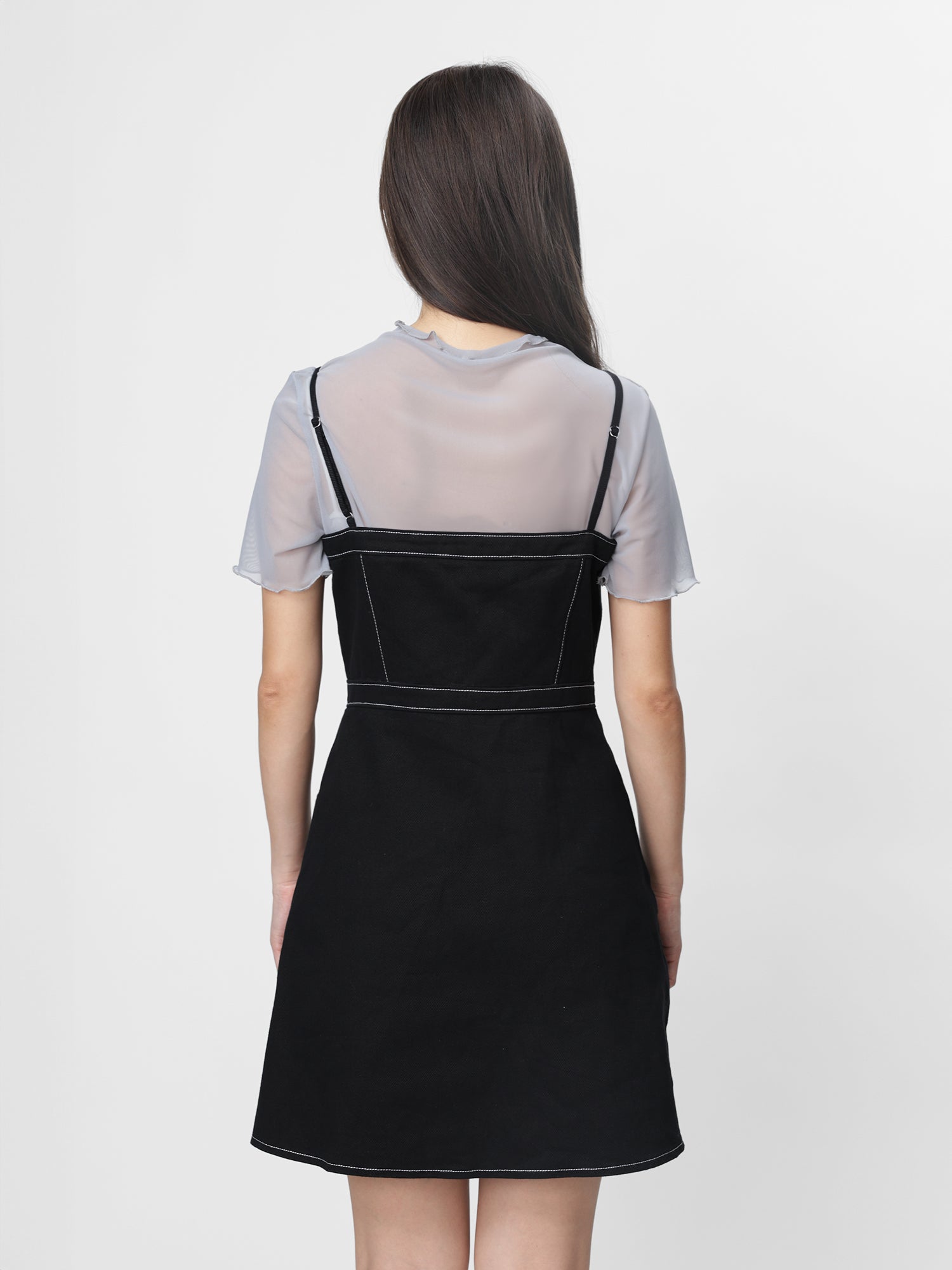 Marzia Contrast Stitch Cami Dress