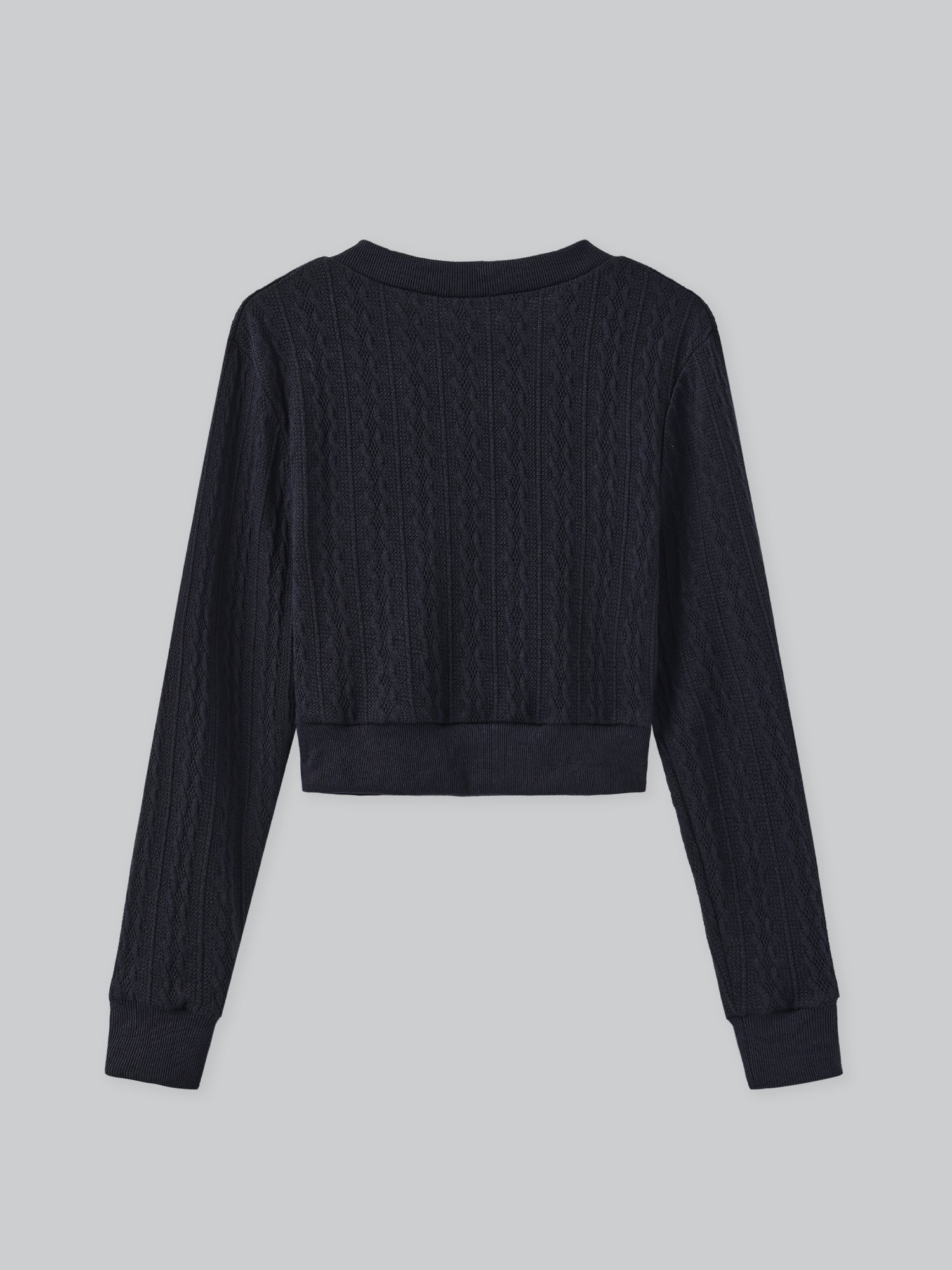 Riveria Signature Cable Knit Top