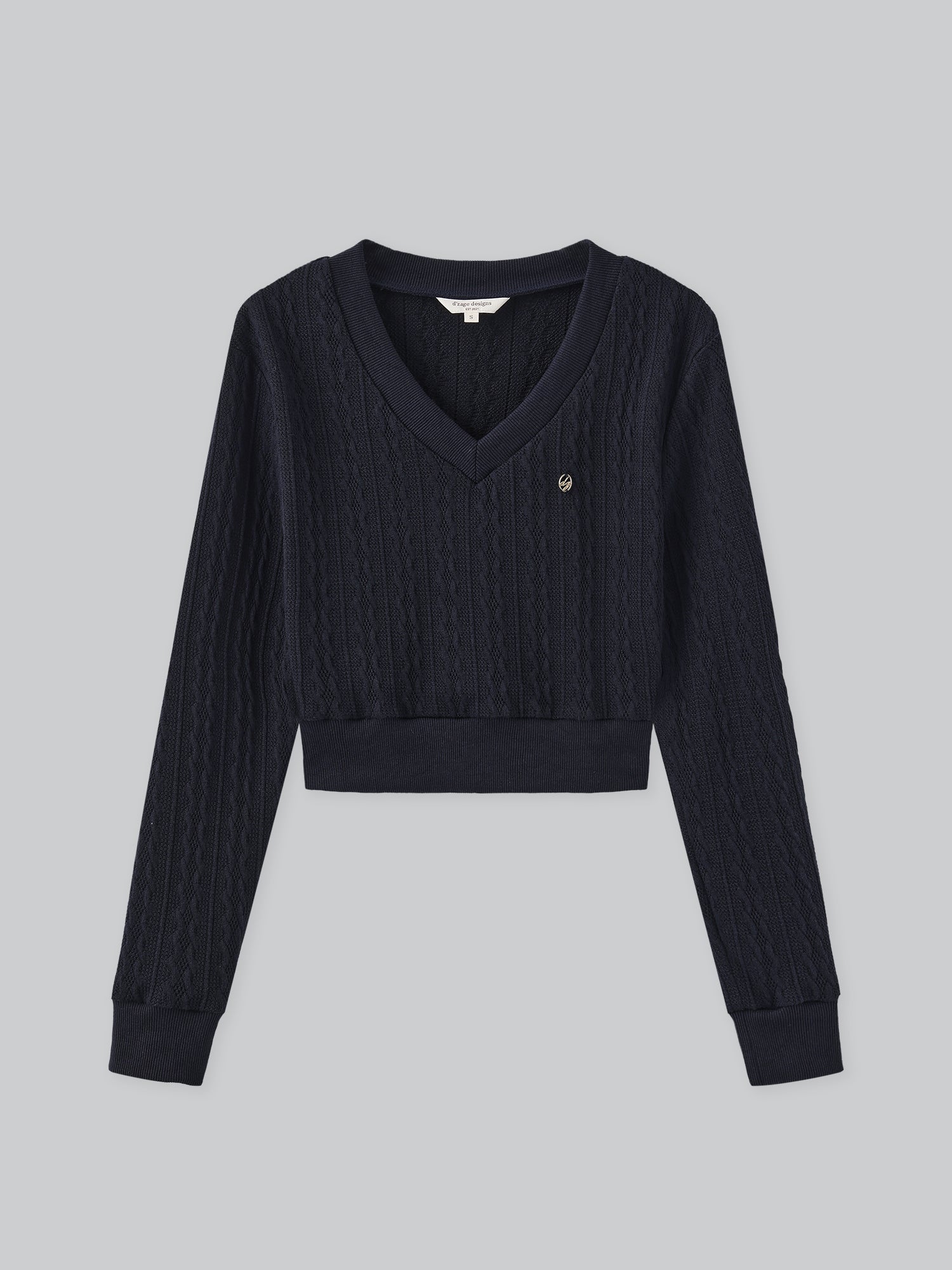 Riveria Signature Cable Knit Top