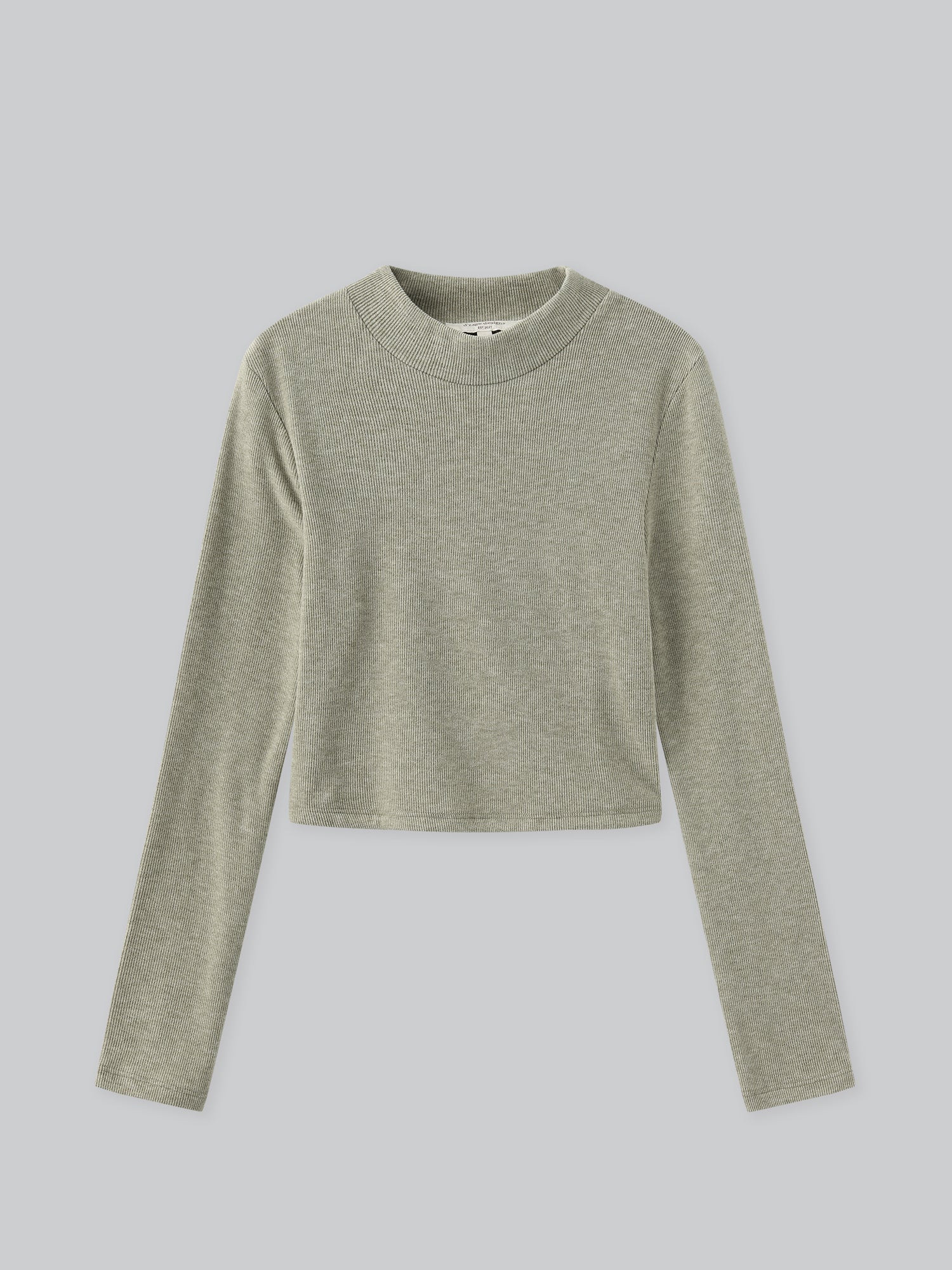 90% Cashmere / Iona Funnel Neck Ribbed Top