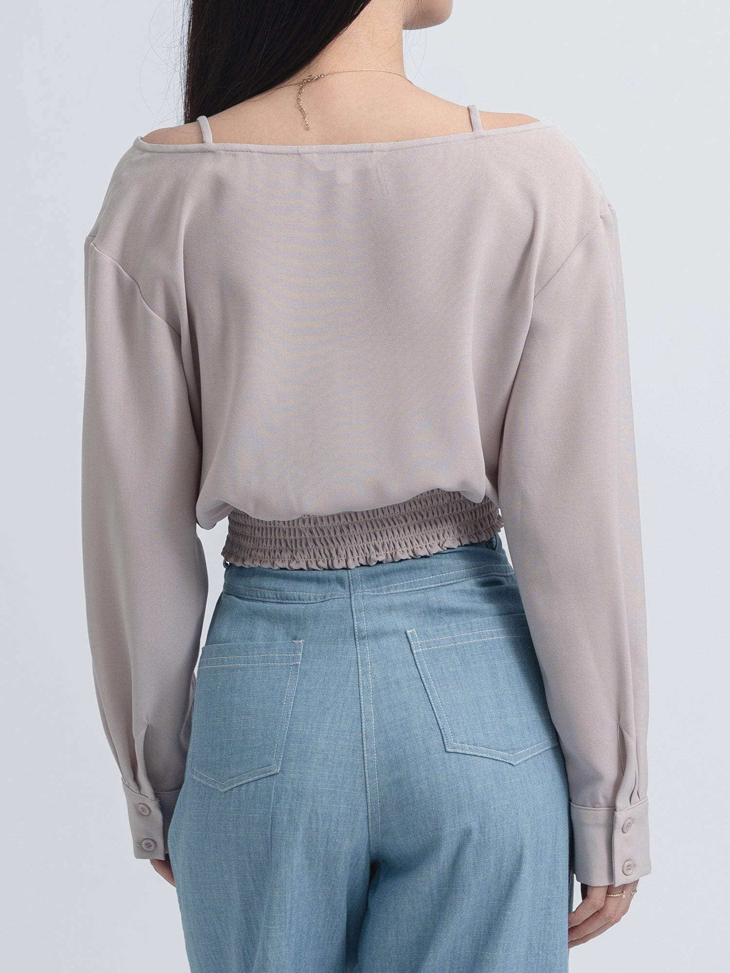 Madison Layered Shirring Top