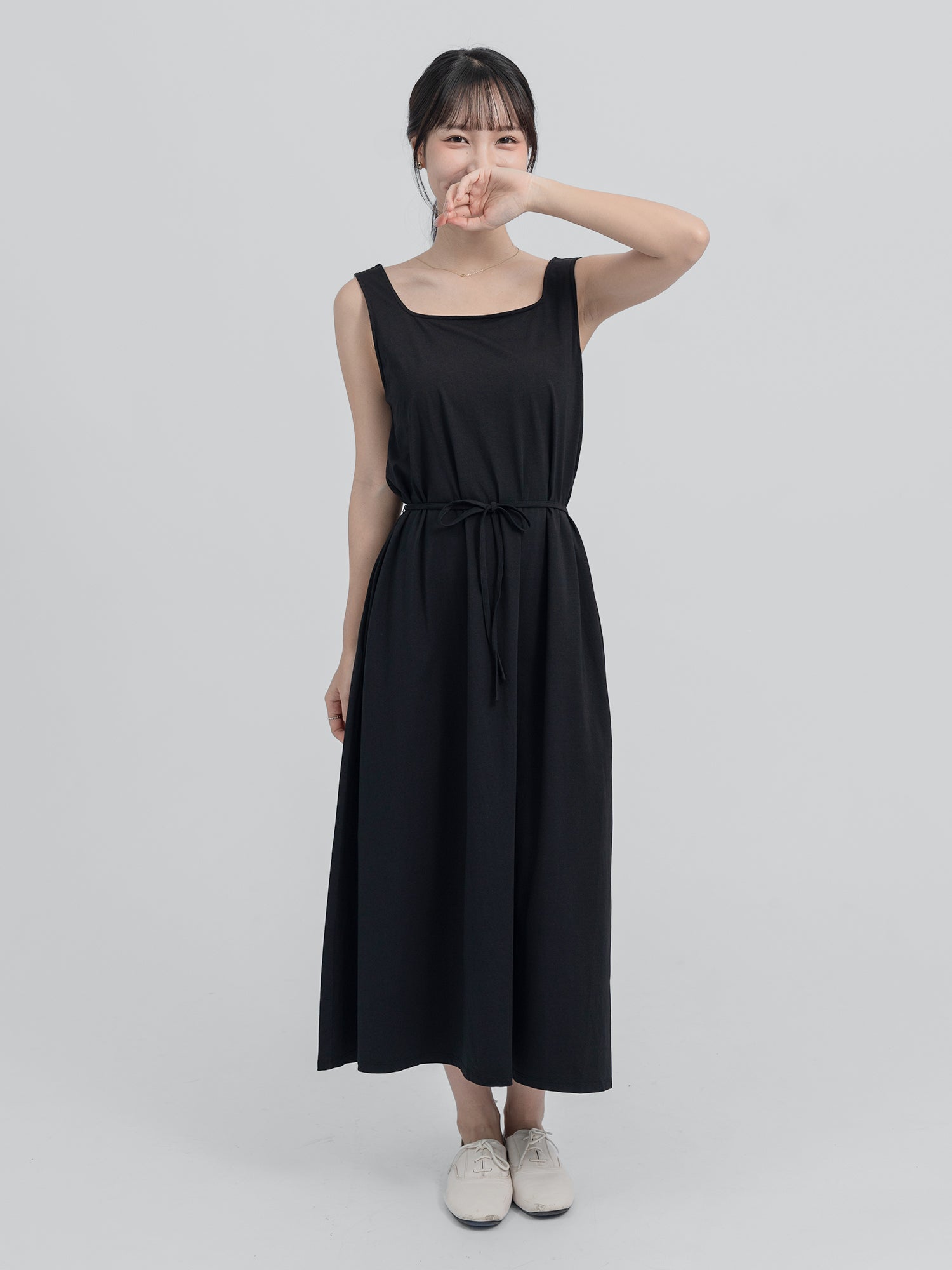 Isadora Sleeveless A-line Maxi Dress