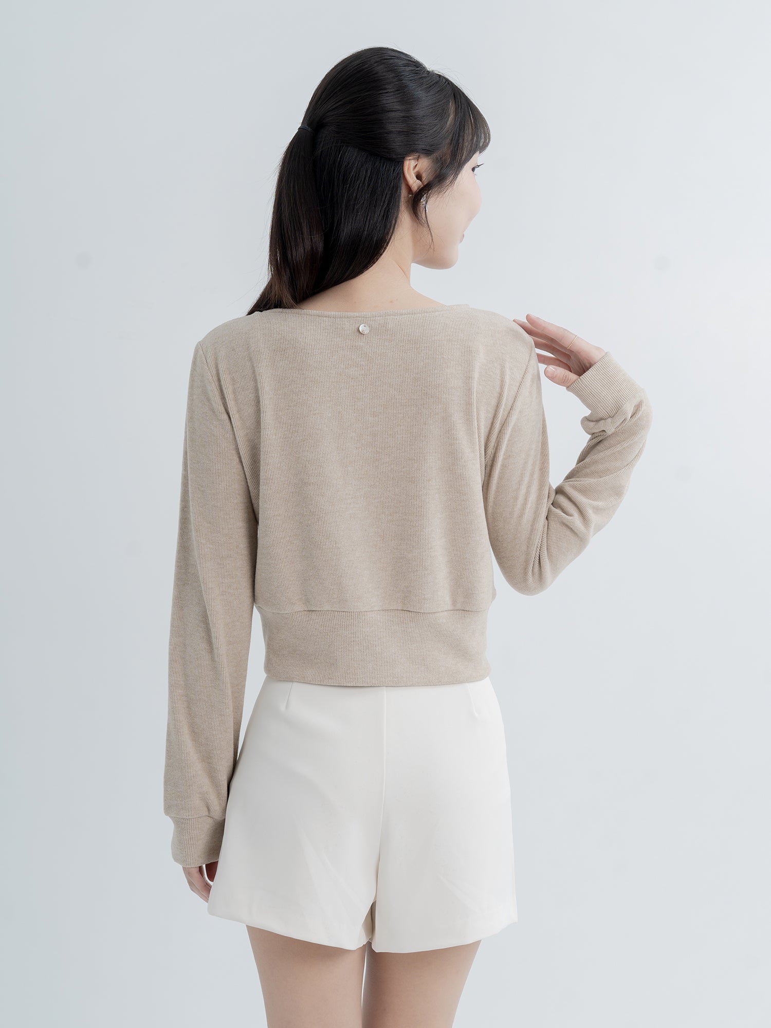 90% Cashmere / Fion Buttoned Knit Top