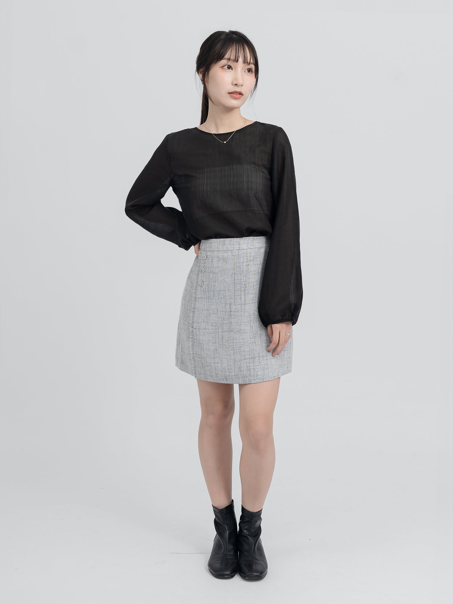 Ember Tweed Mini Skirt