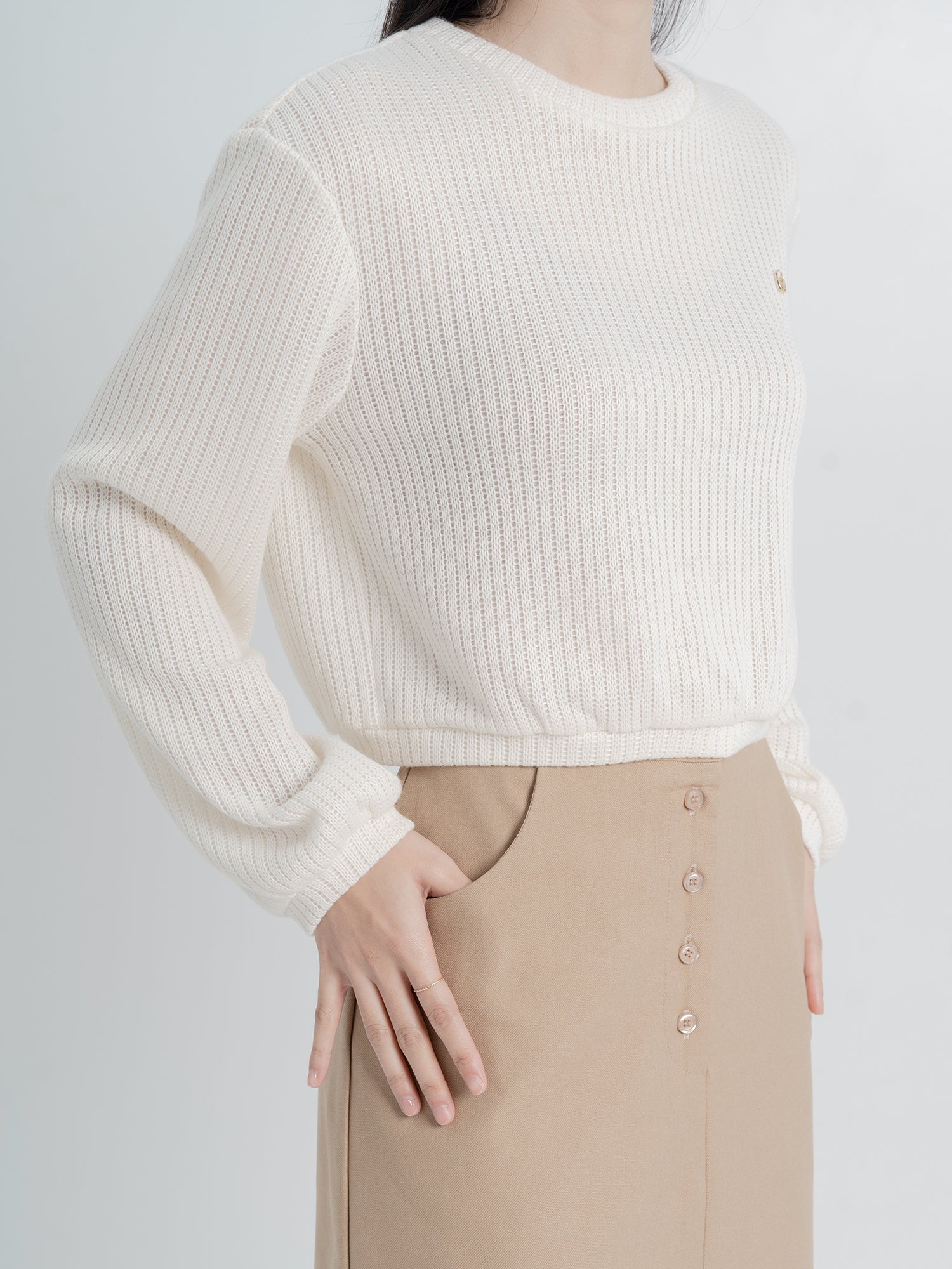 Alice Round Neck Knitted Sweater