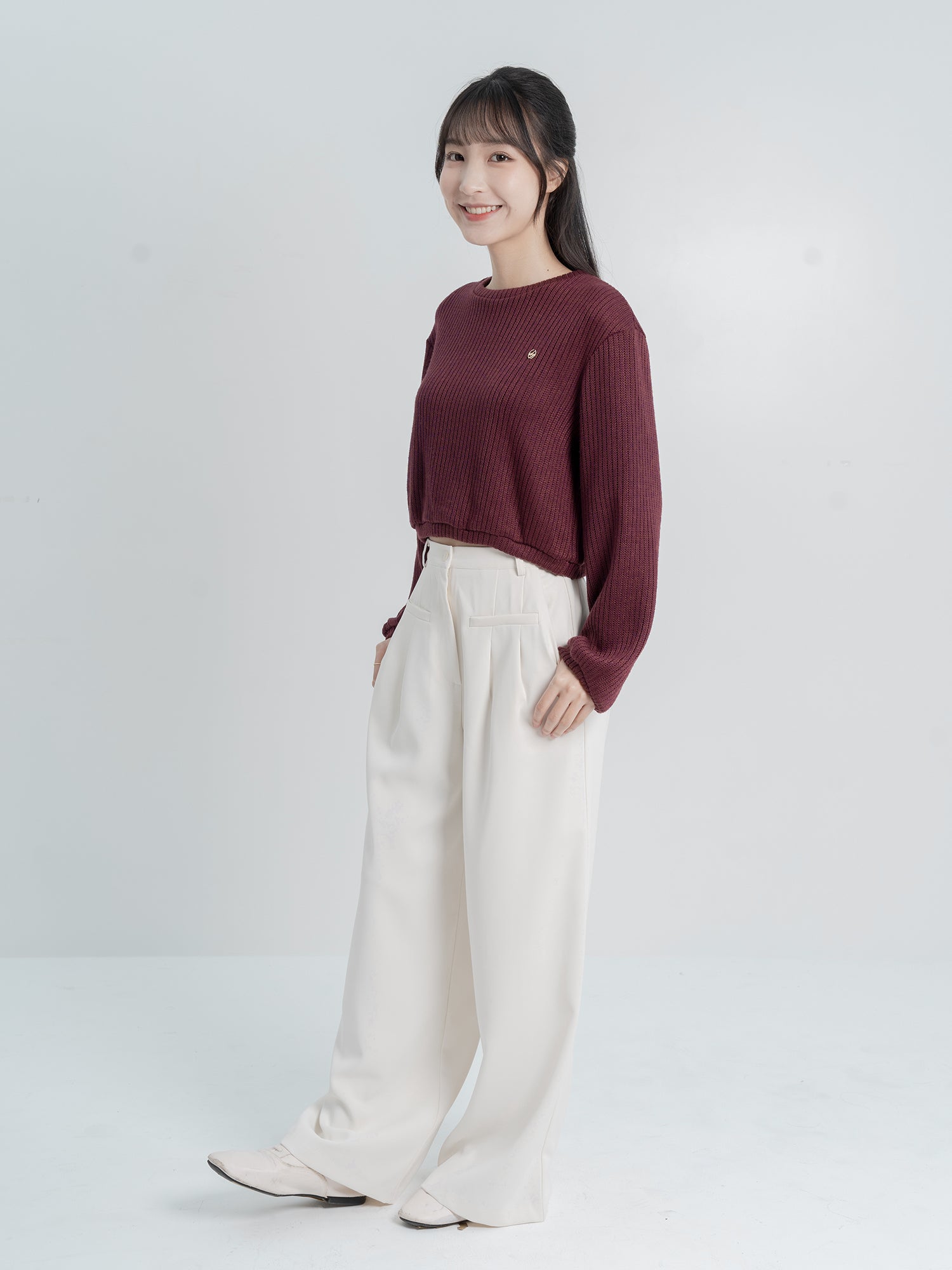 Alice Round Neck Knitted Sweater