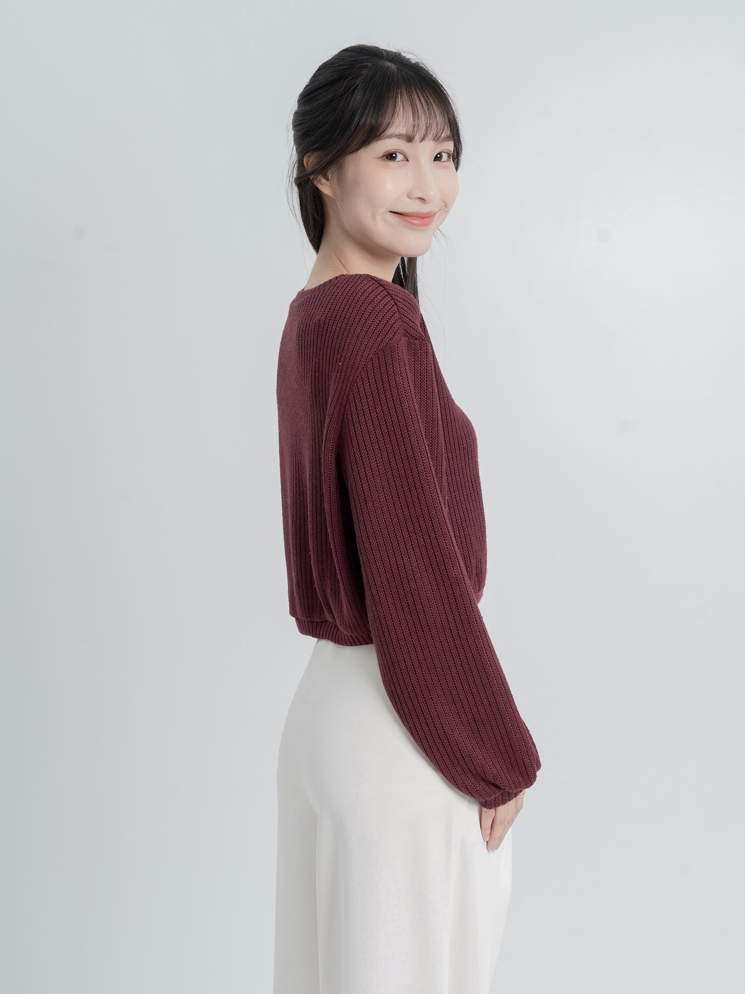 Alice Round Neck Knitted Sweater