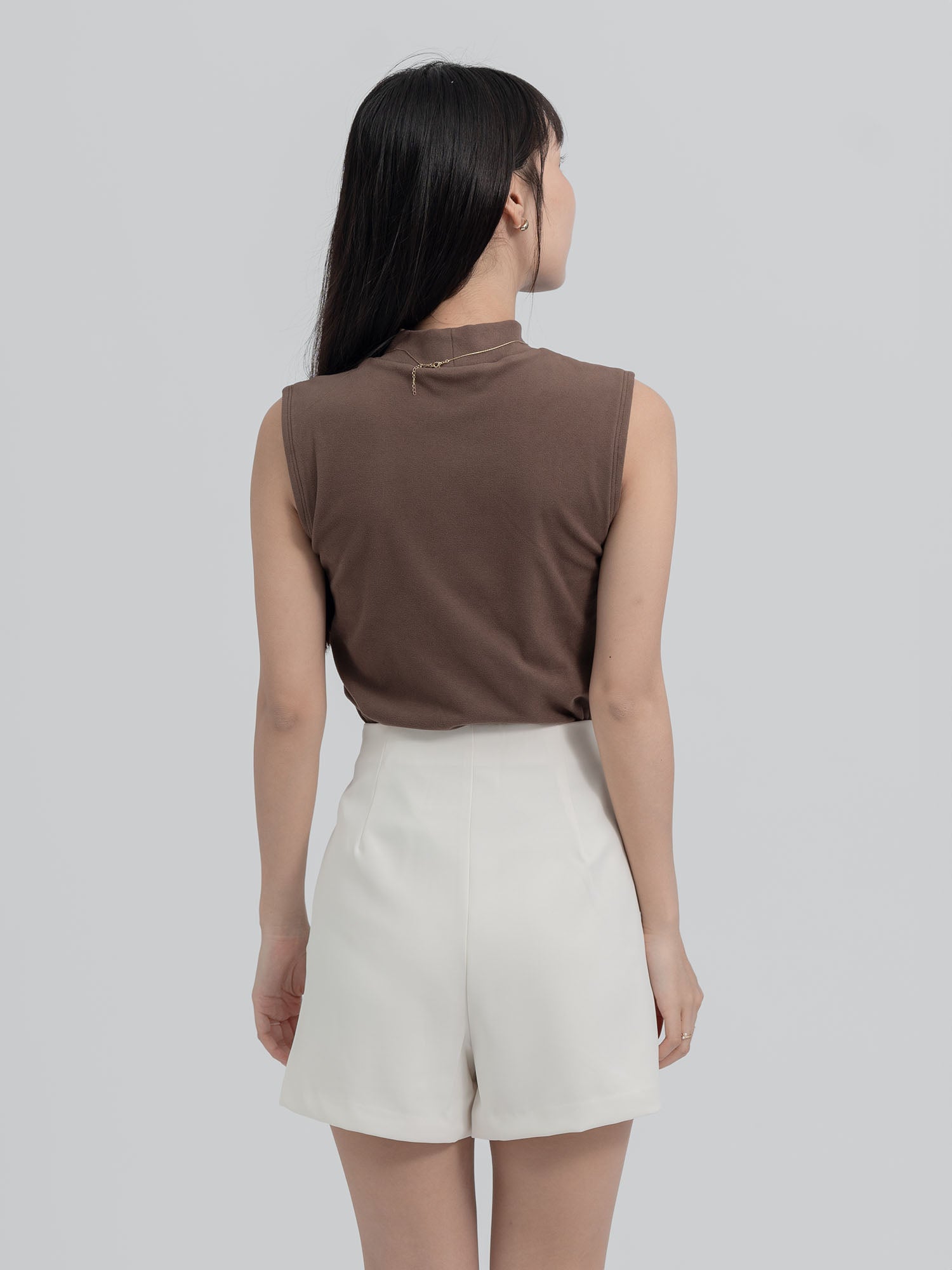 Arabella Turtleneck Sleeveless Top