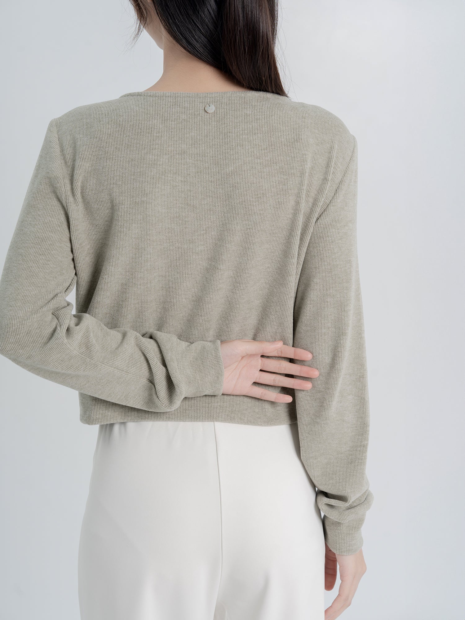 90% Cashmere / Fion Buttoned Knit Top