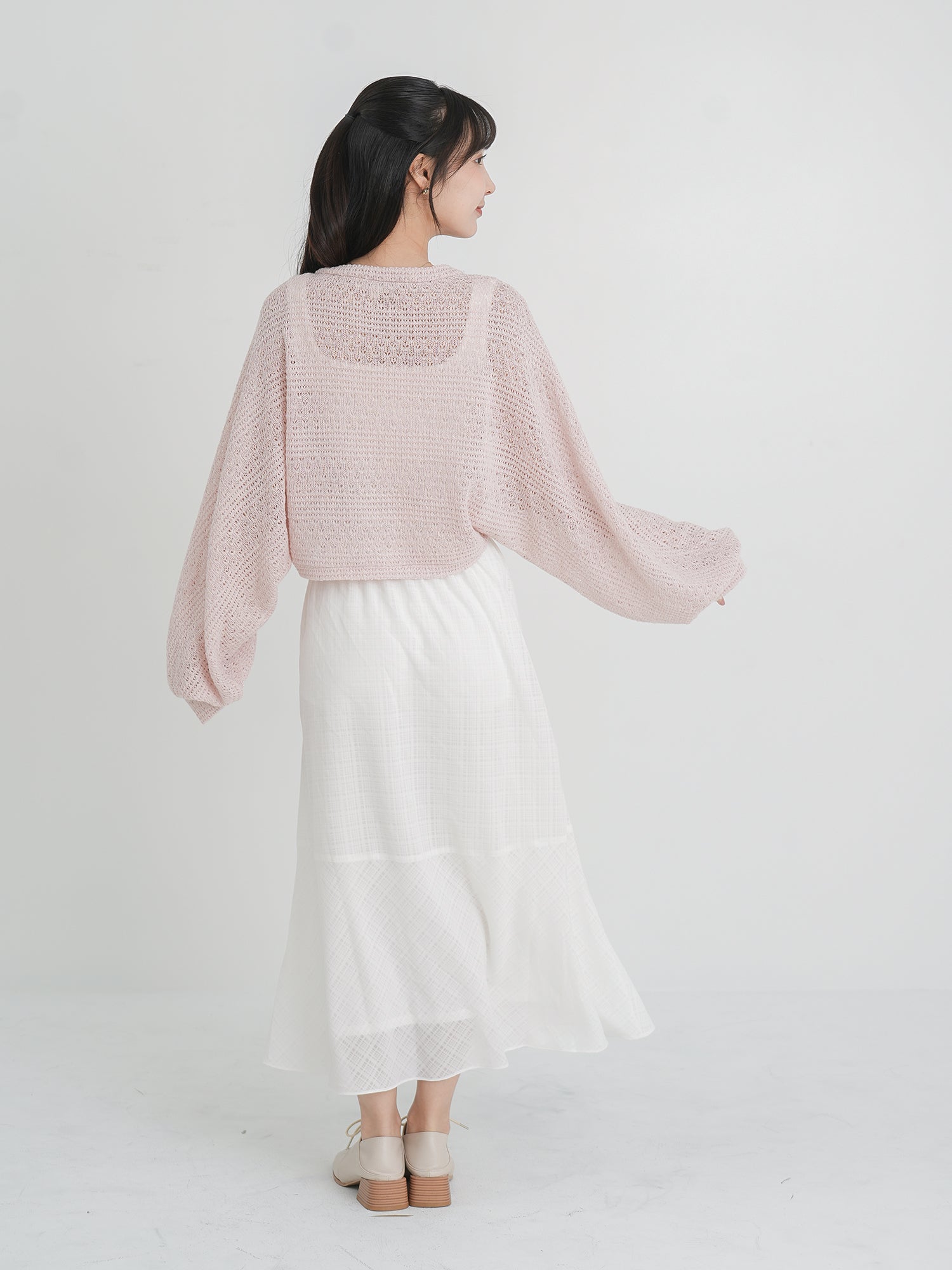 Ysabel Tie Front Crochet Outer