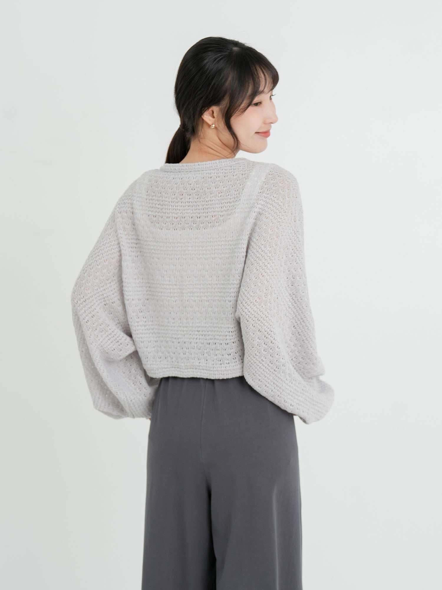 Ysabel Tie Front Crochet Outer