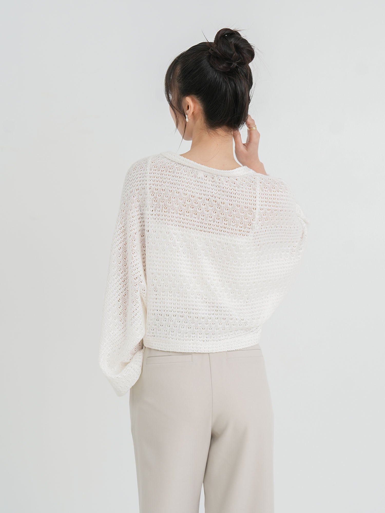 Ysabel Tie Front Crochet Outer