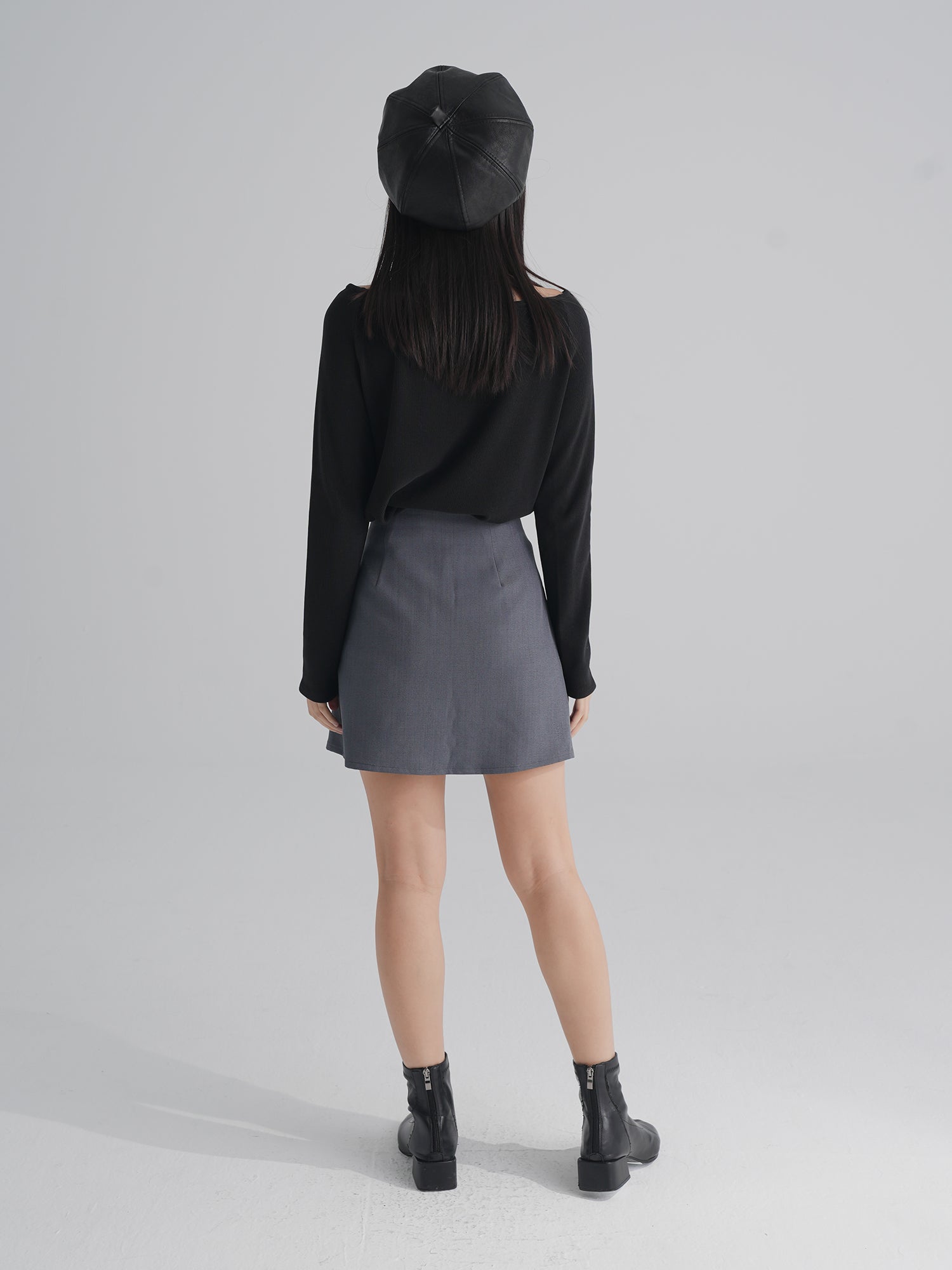 Valentina Asymmetric Mini Skirt