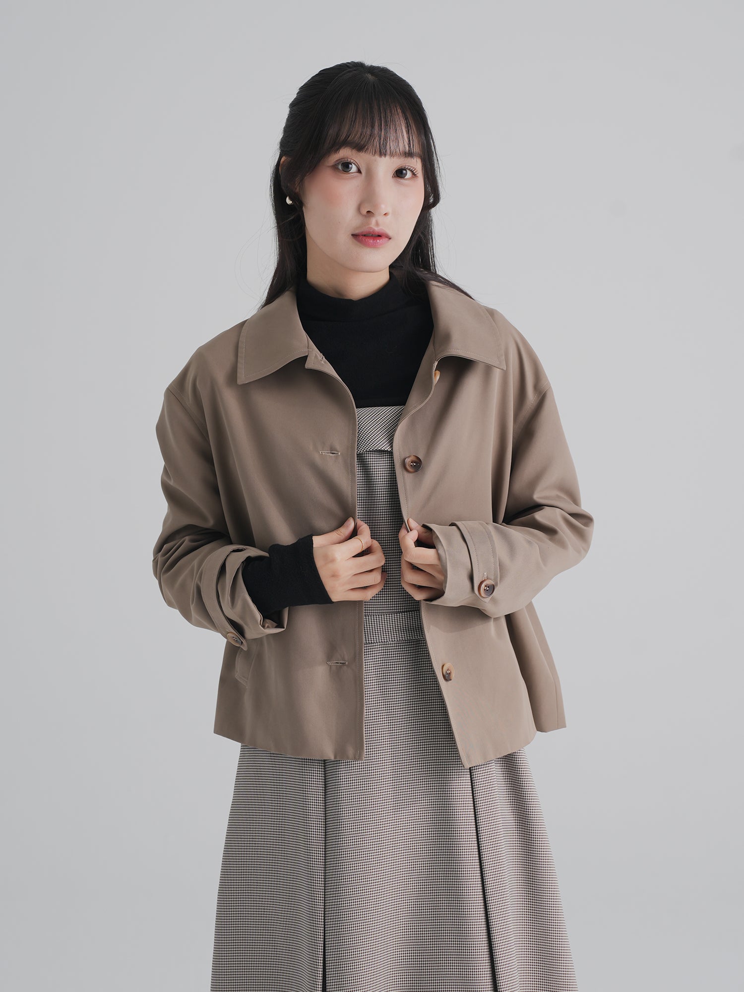 Short Version Trench Jacket