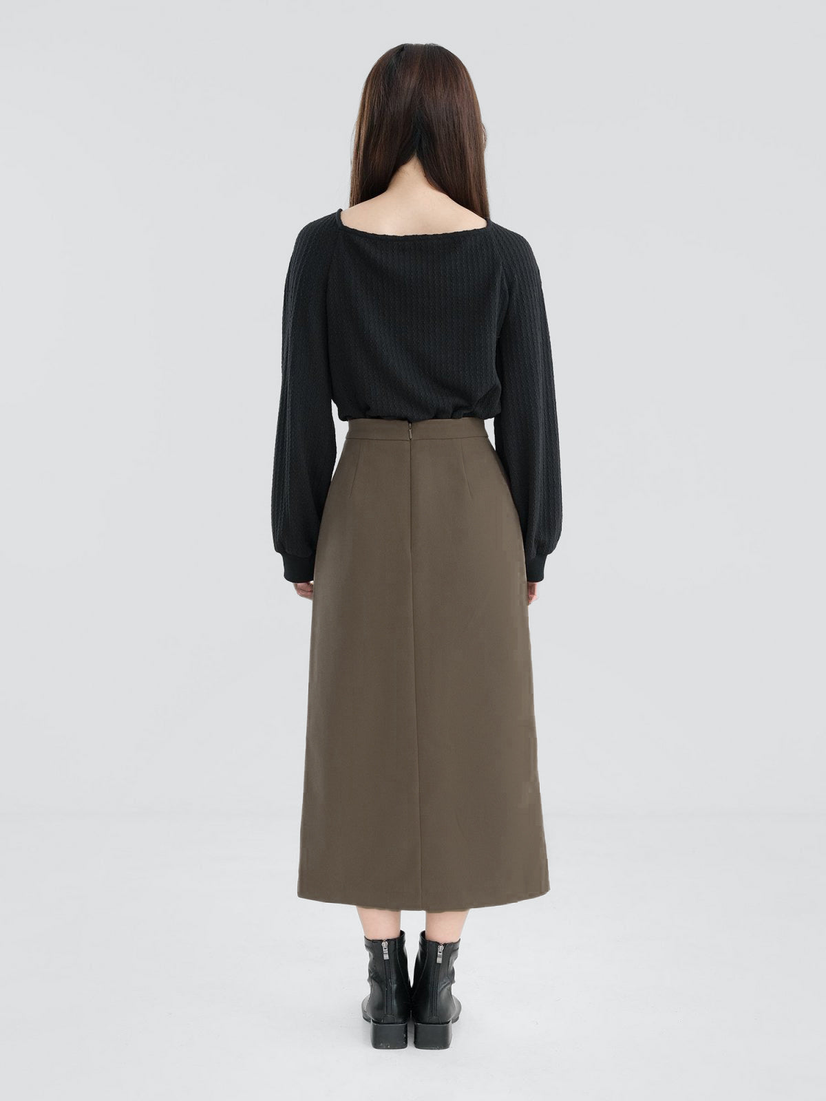 Valkyrie Buttoned Midi Skirt