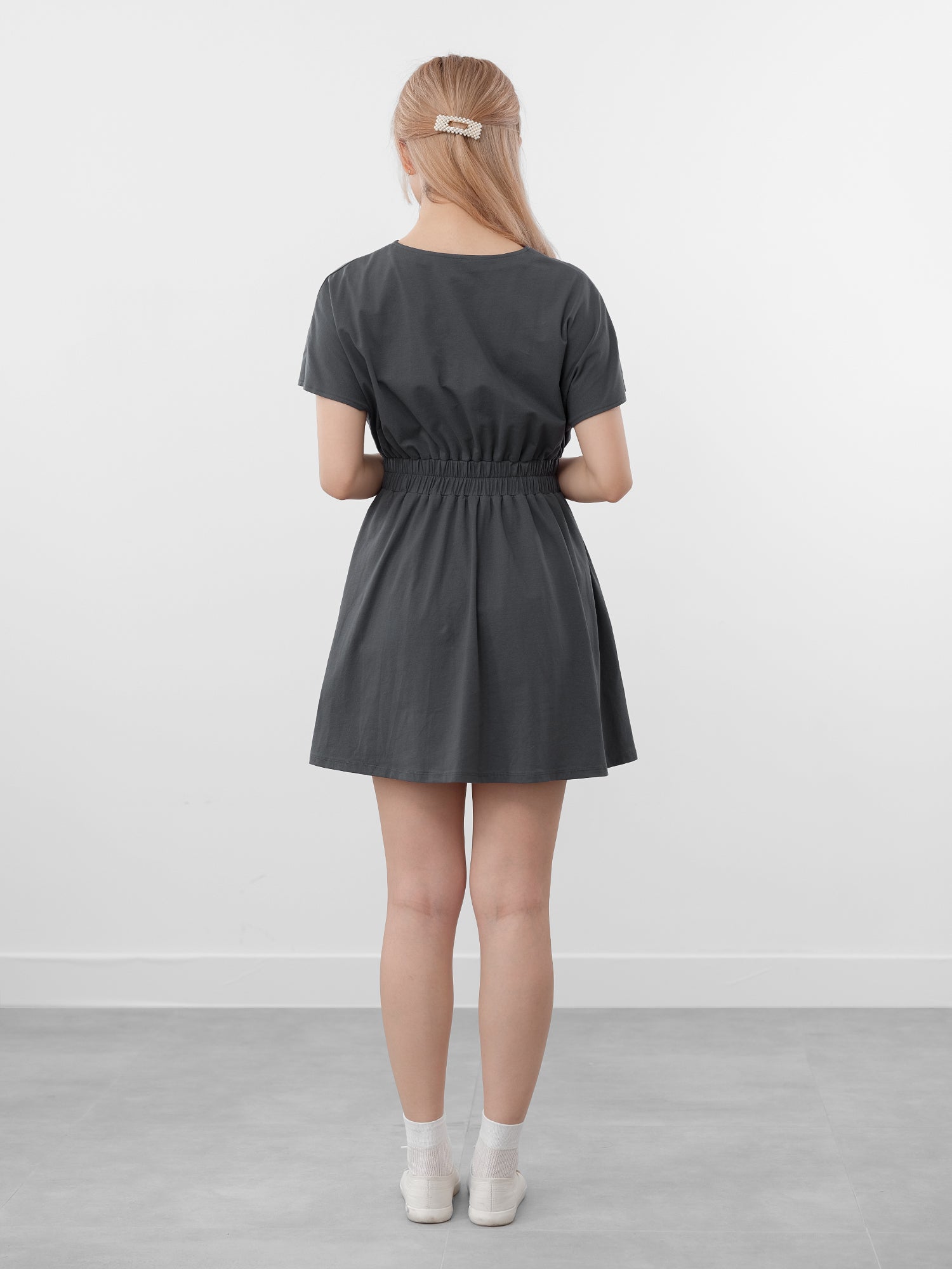 Paige Elastic Waist Mini Dress