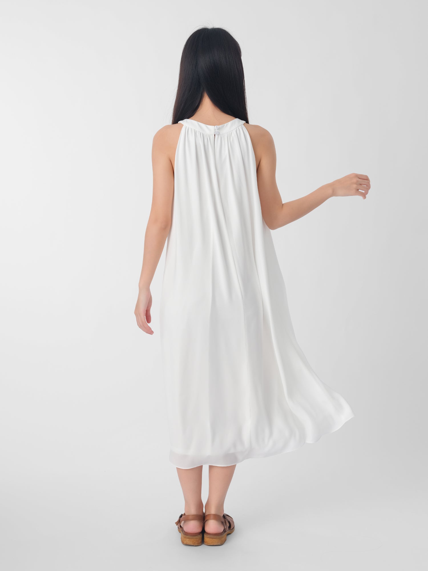 Vivienne Halter-Neck Chiffon Dress