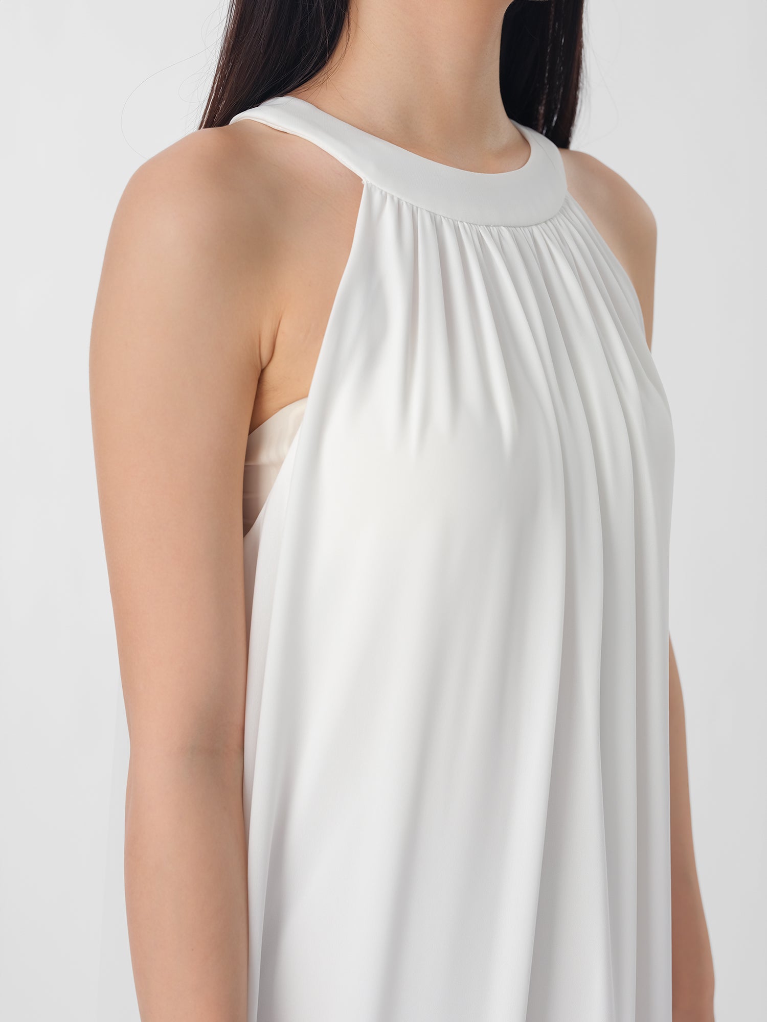 Vivienne Halter-Neck Chiffon Dress