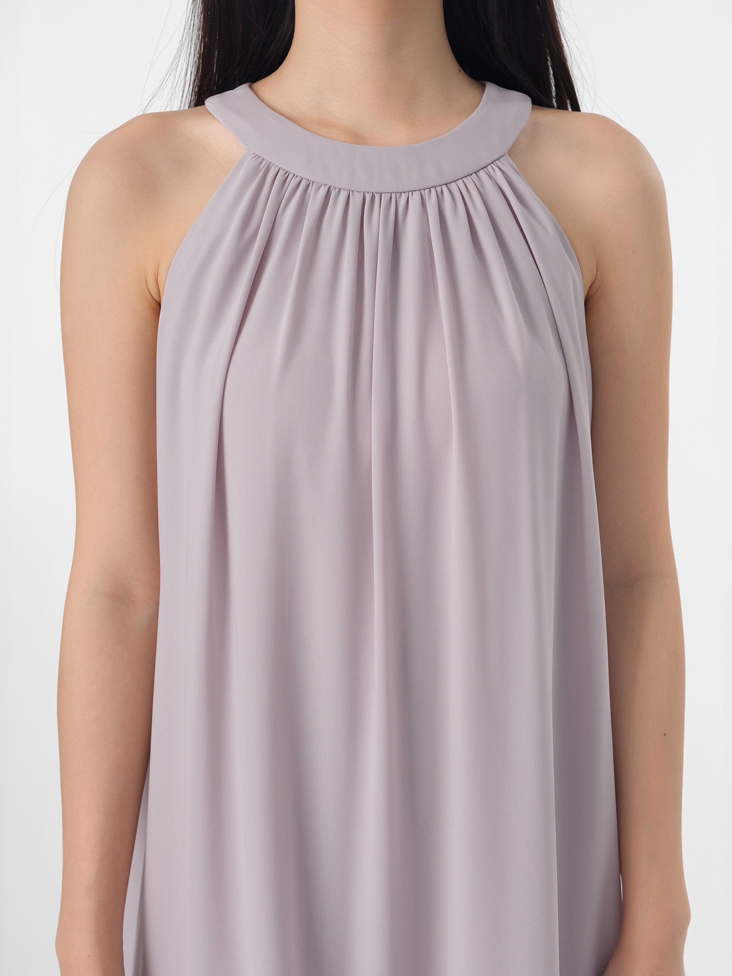 Vivienne Halter-Neck Chiffon Dress