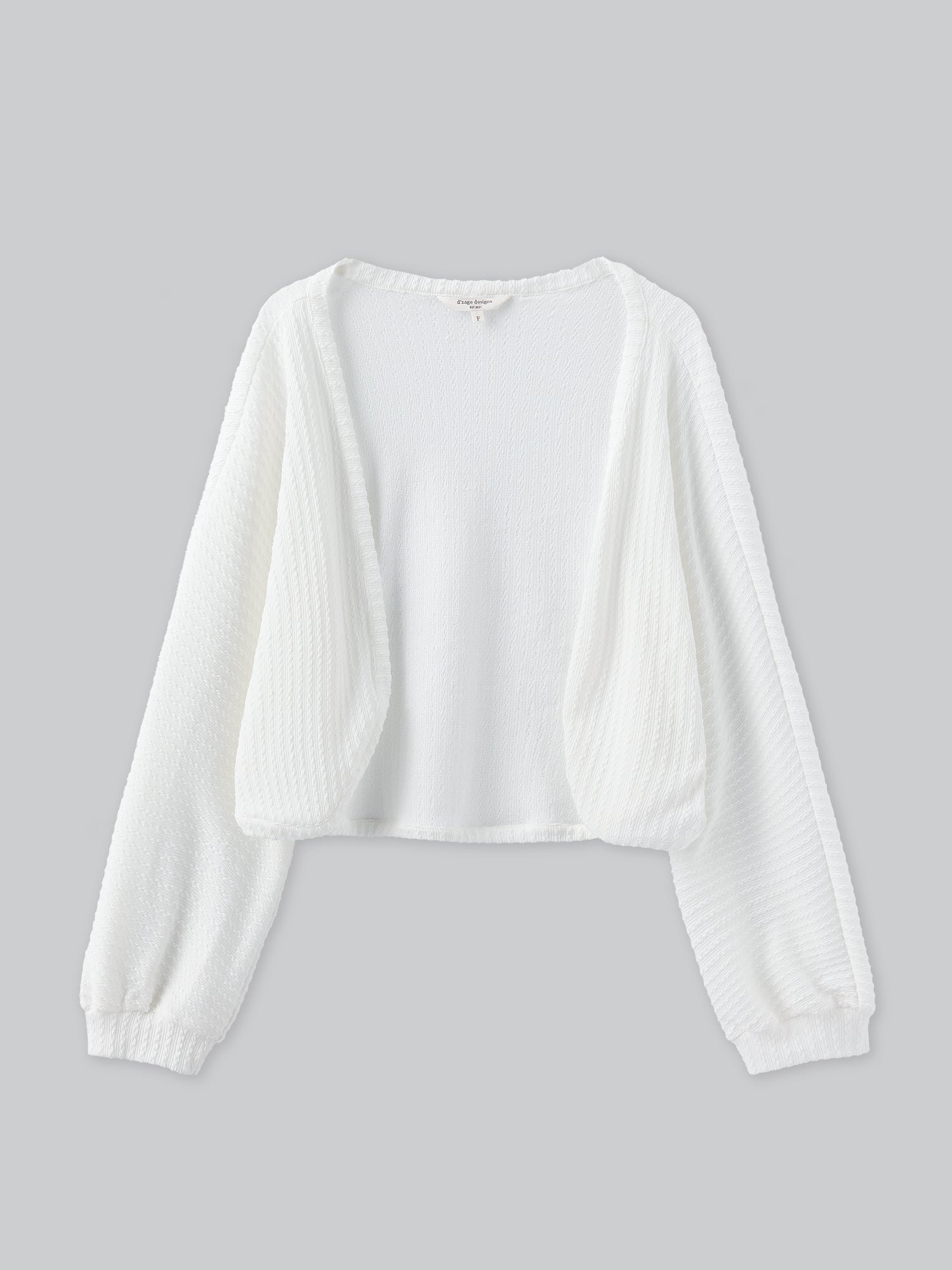 Luminis Open Cable-Knit Cardigan