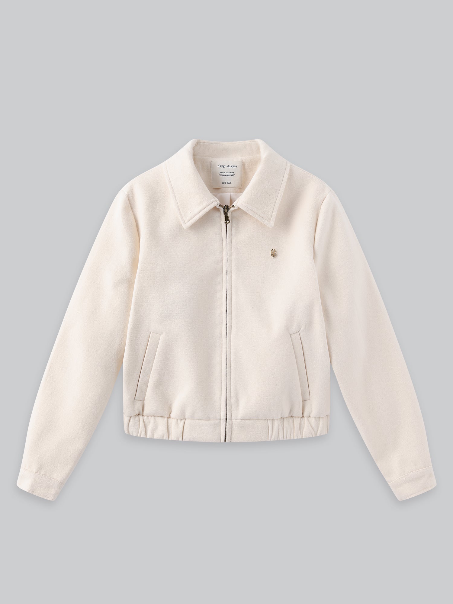 Venice Wool-Like Soft Bomber Jacket