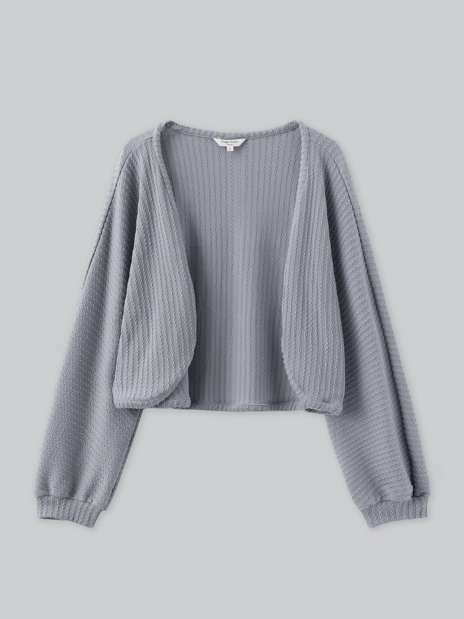 Luminis Open Cable-Knit Cardigan