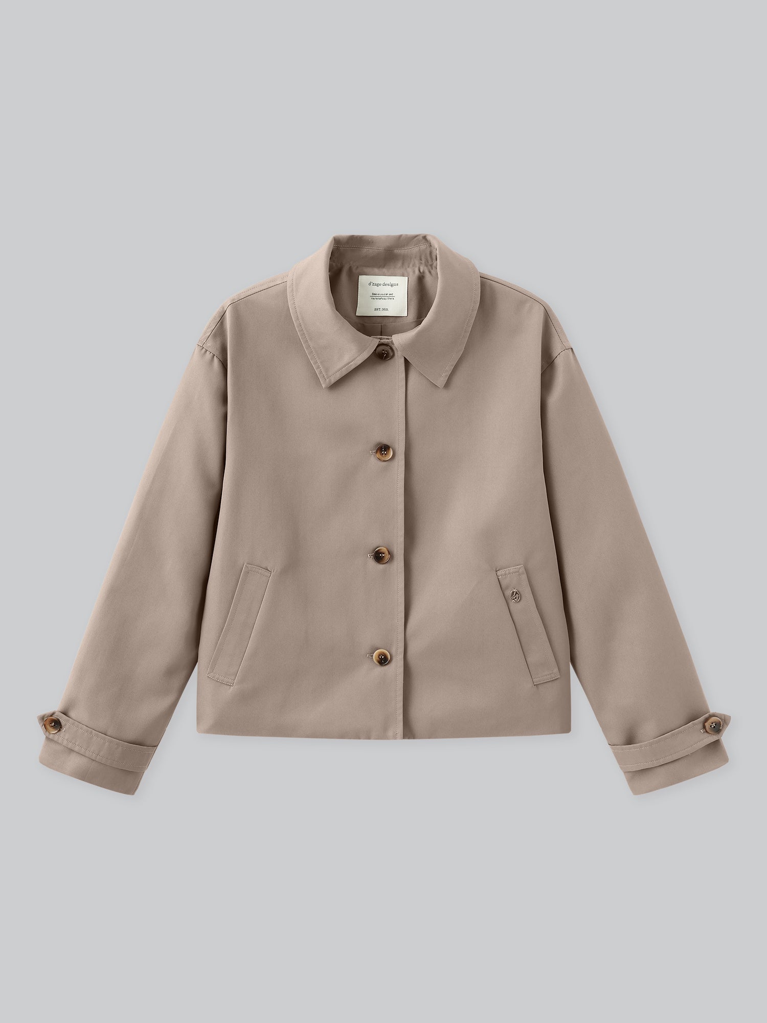 Short Version Trench Jacket