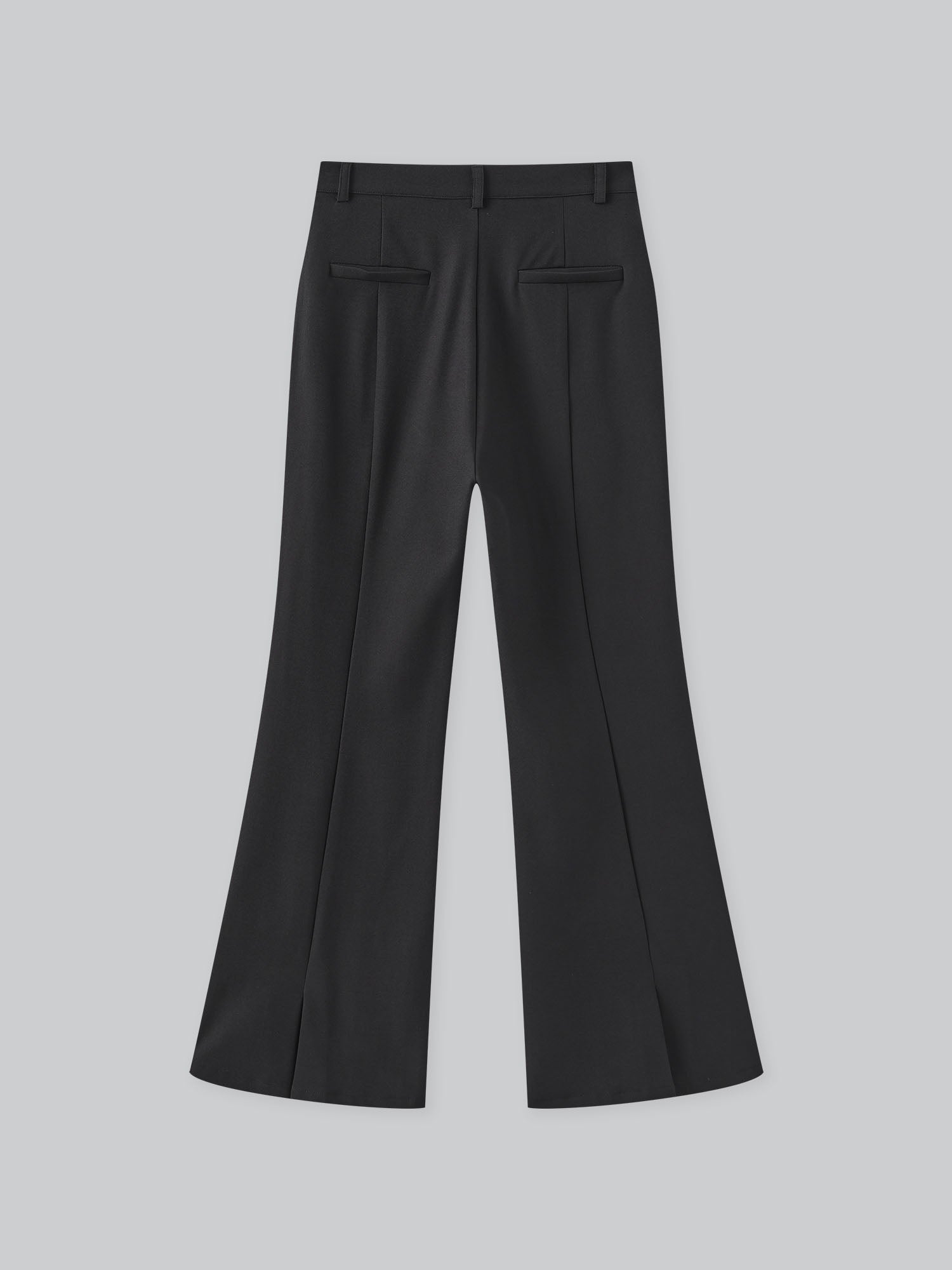 Petal Back Slit Bootcut Pants