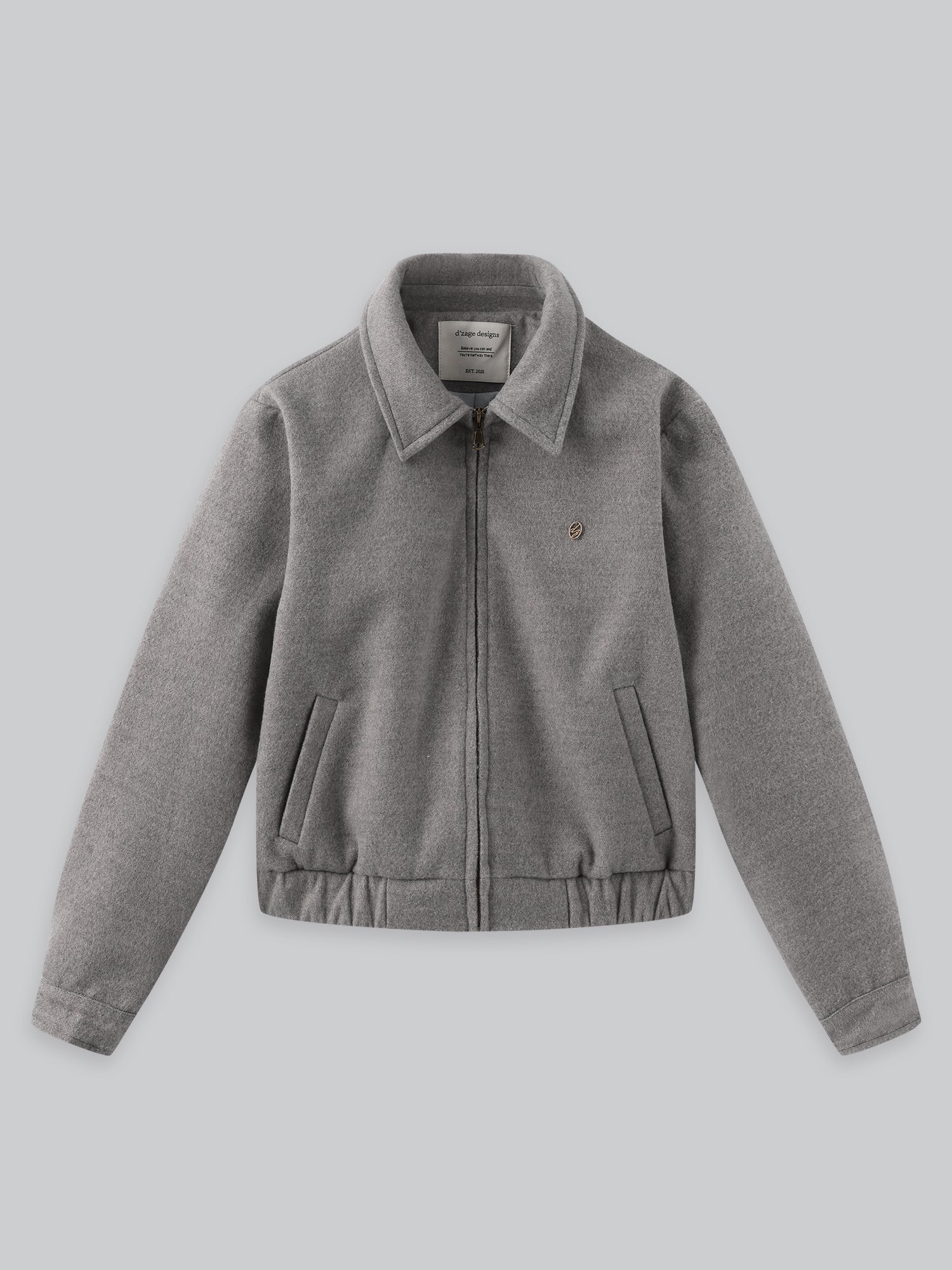 Venice Wool-Like Soft Bomber Jacket