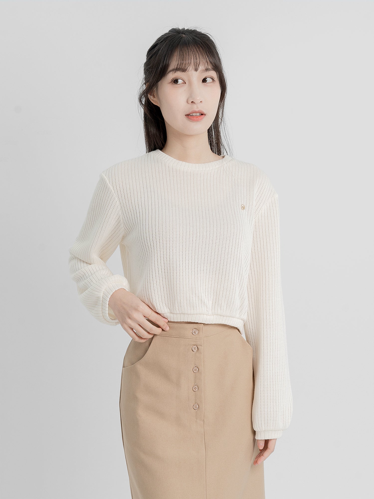 Alice Round Neck Knitted Sweater