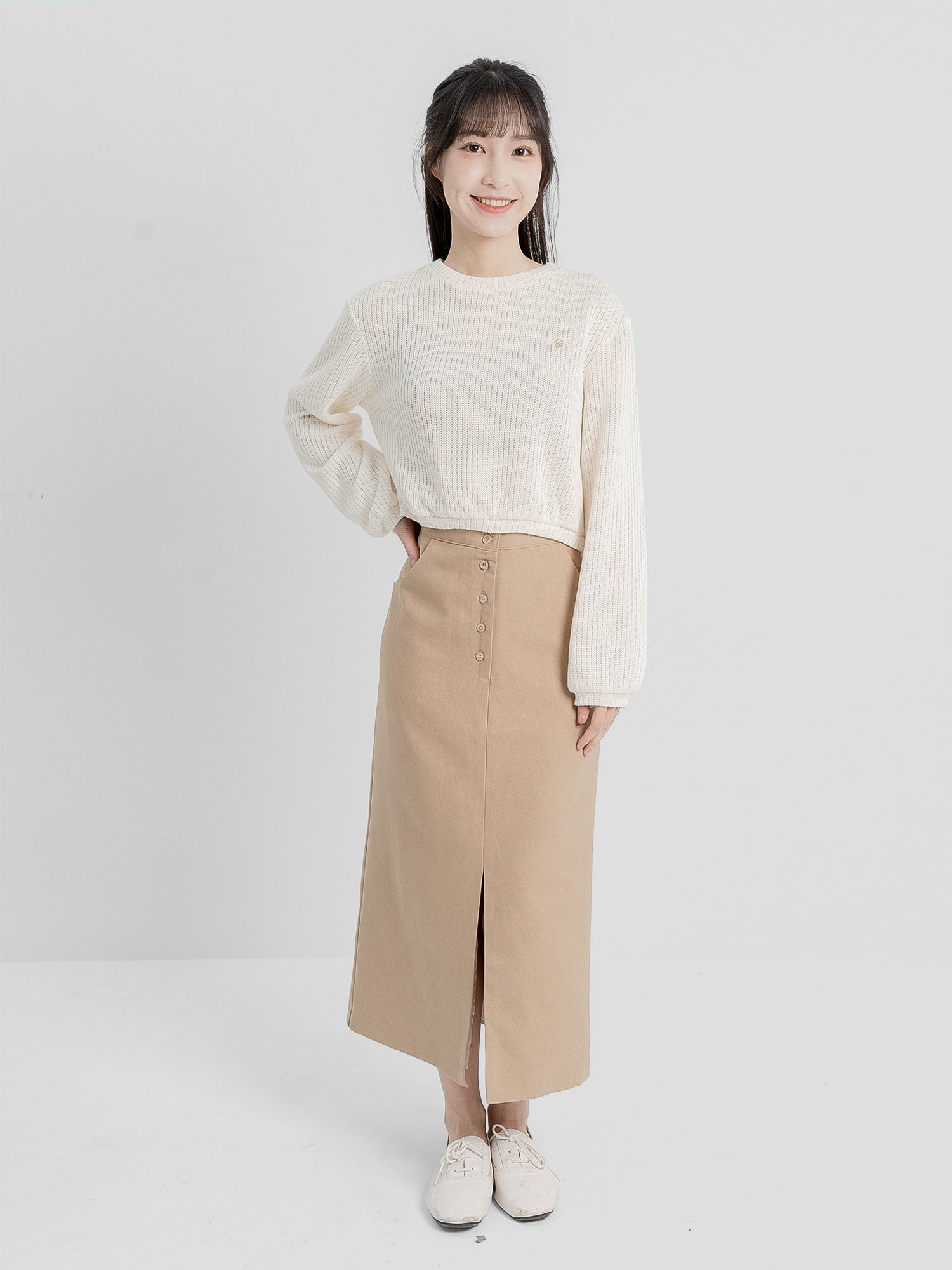 Alice Round Neck Knitted Sweater