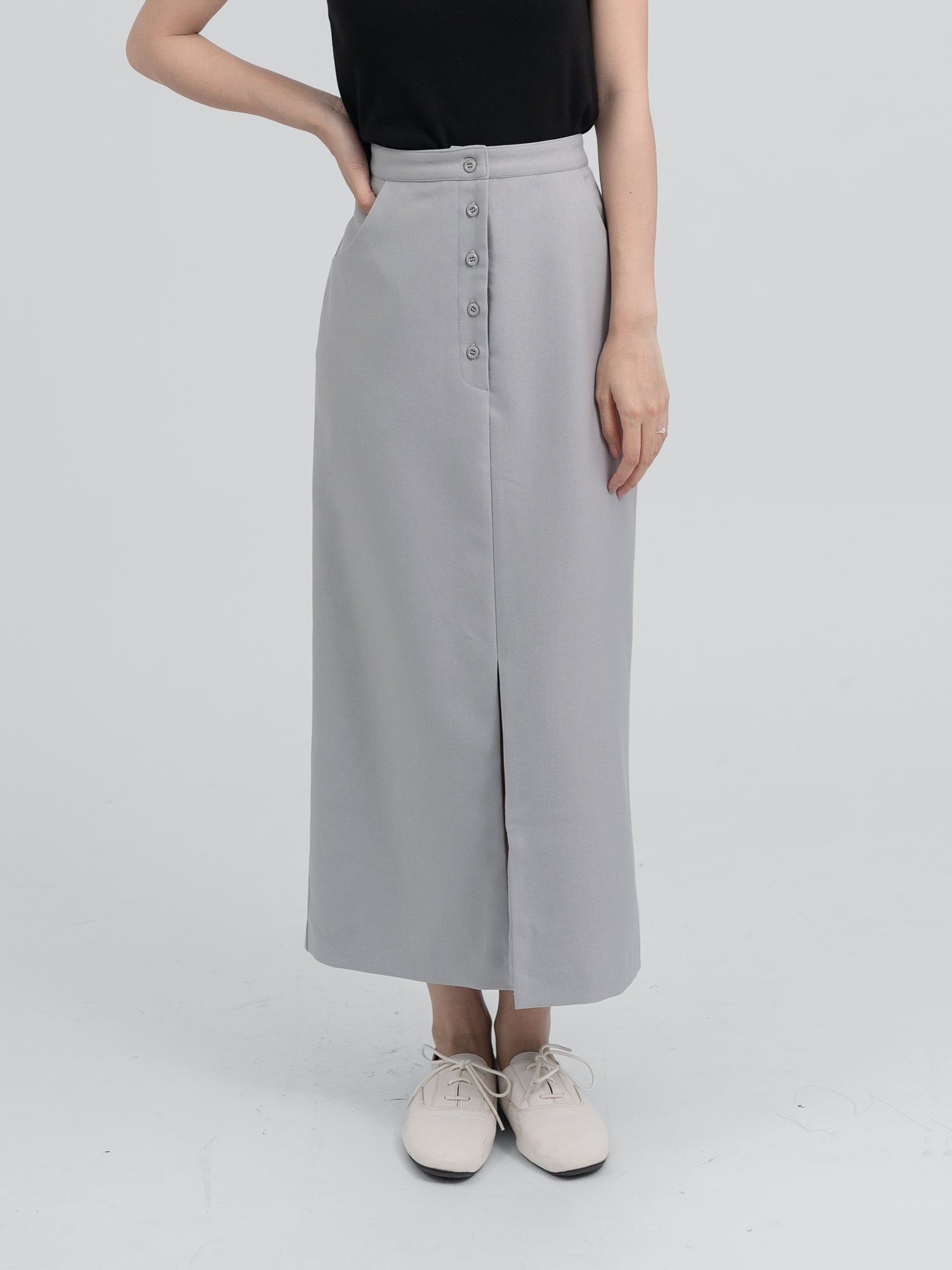 Orla Slimming Front Slit Skirt